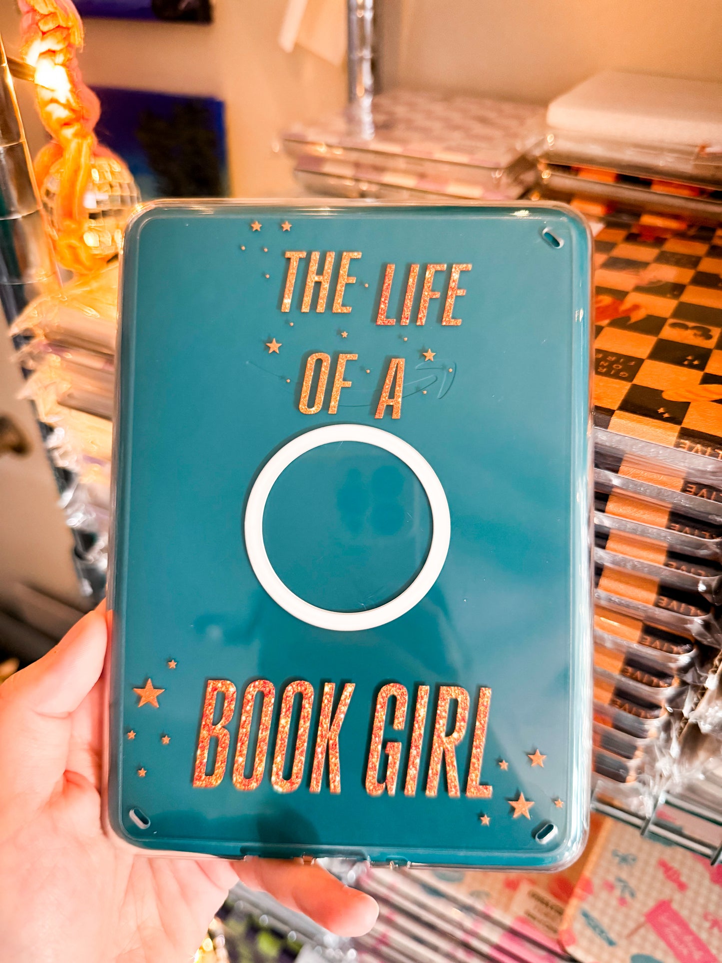 The Life of a Book Girl Clear Back Kindle Case