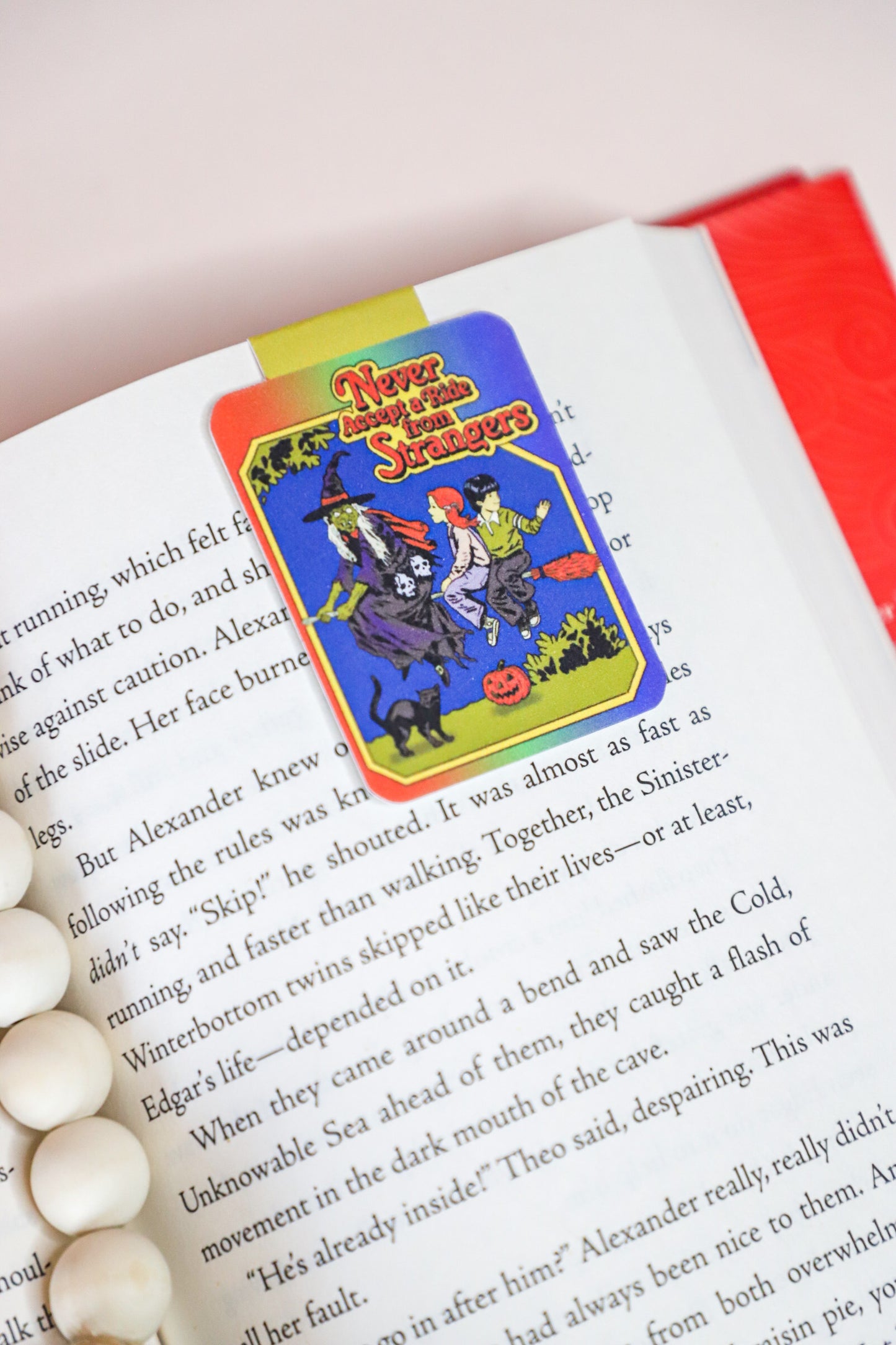 Never Accept A Ride From Stranger Magnetic Bookmark