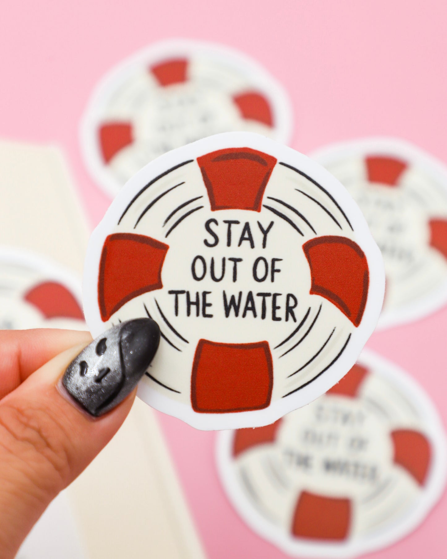 Stay Out of the Water Sticker