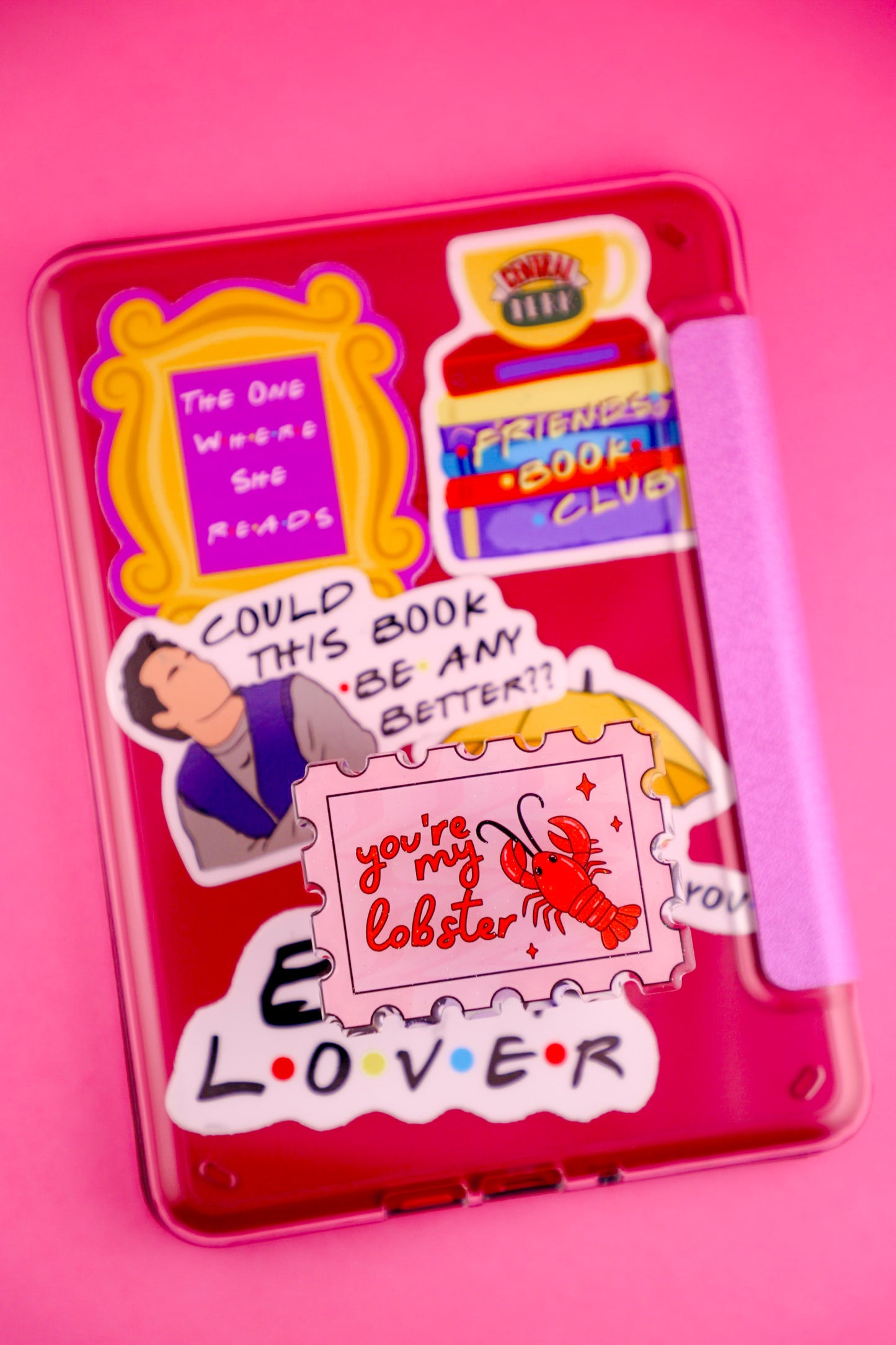 You're My Lobster Glitter Phone Grip