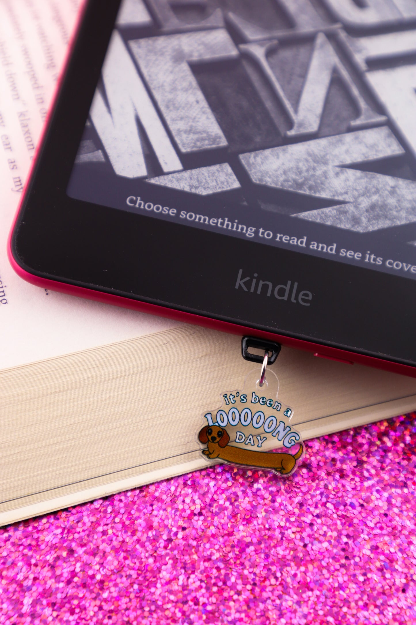 It's Been a Loooong Day Kindle Charm