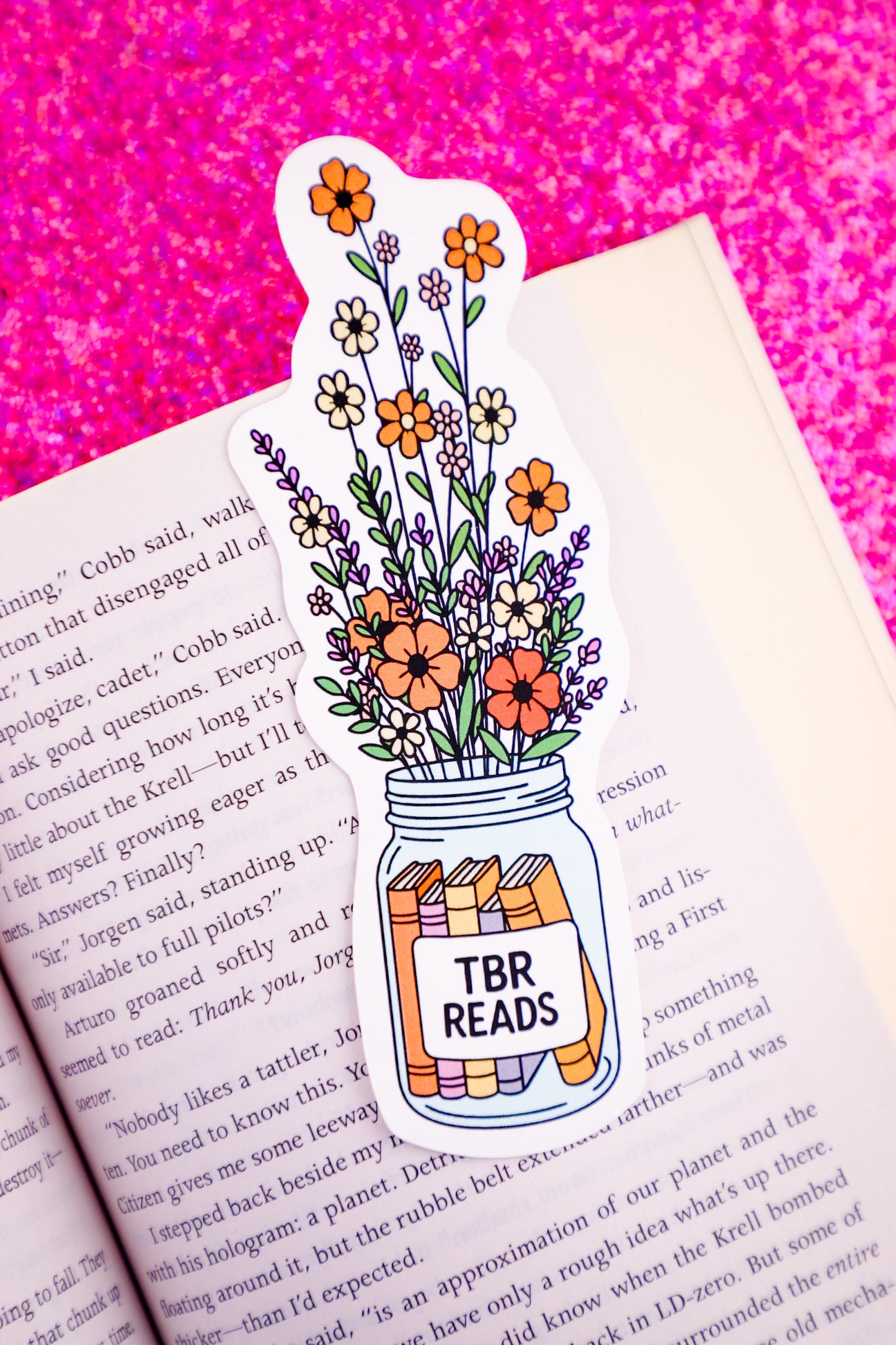 TBR Reads Jar Bookmark