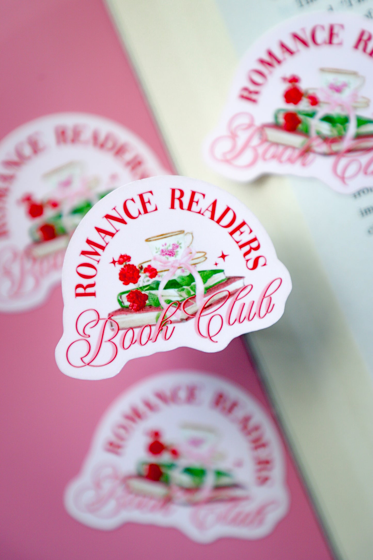 Romance Readers Book Club Sticker