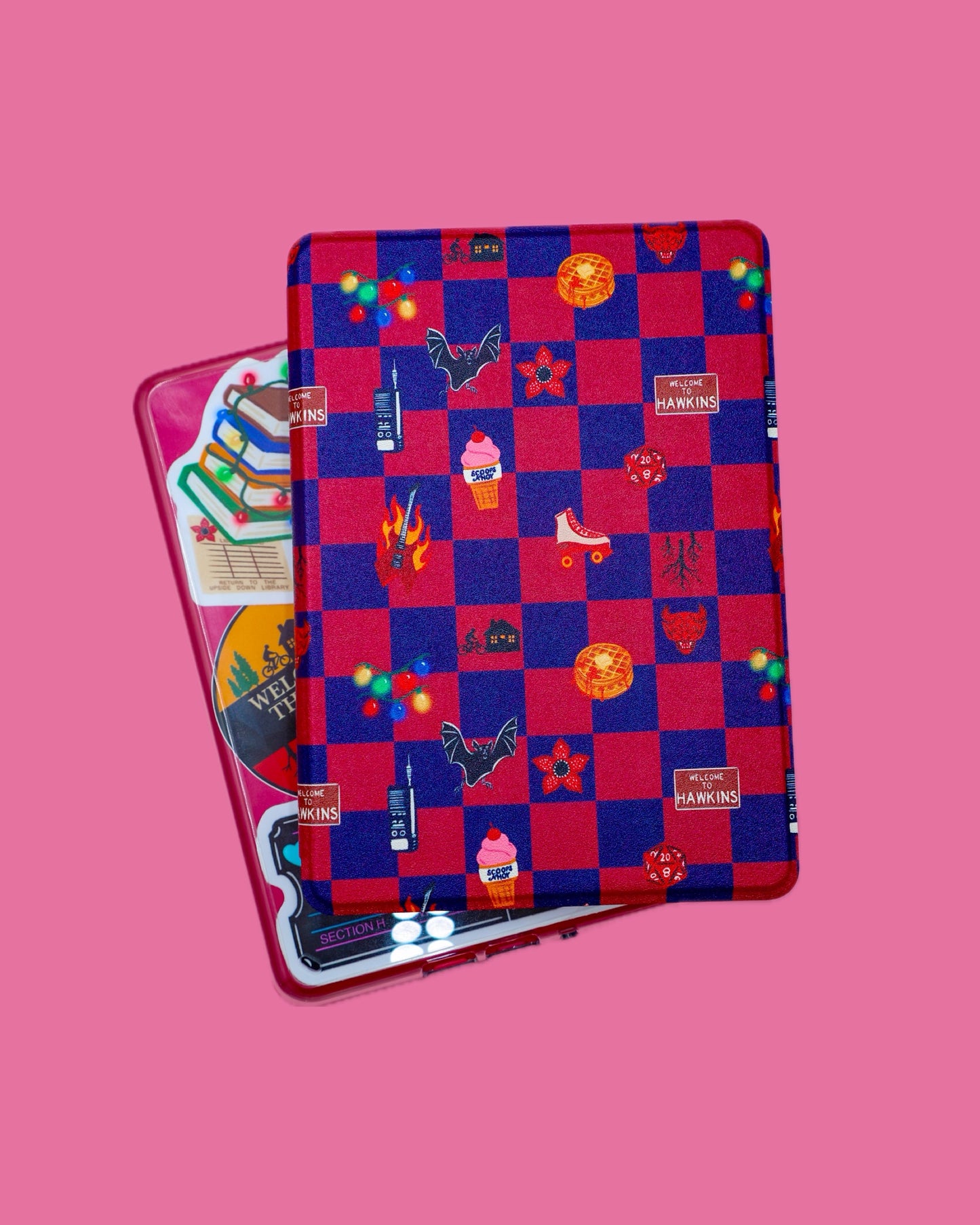 Welcome To The Upside Down Clear Back Kindle Case