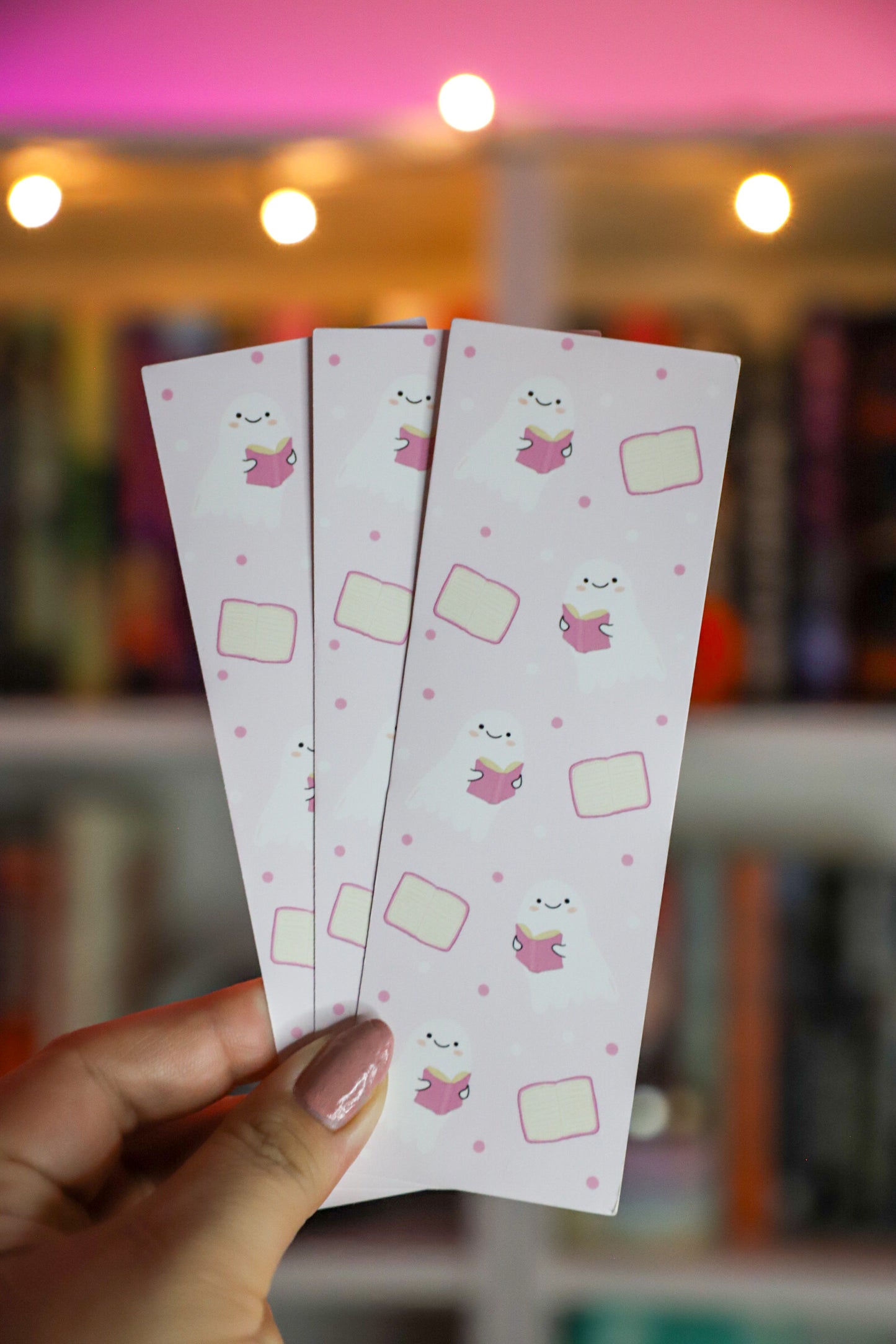 Booook Lover Ghost Bookmark