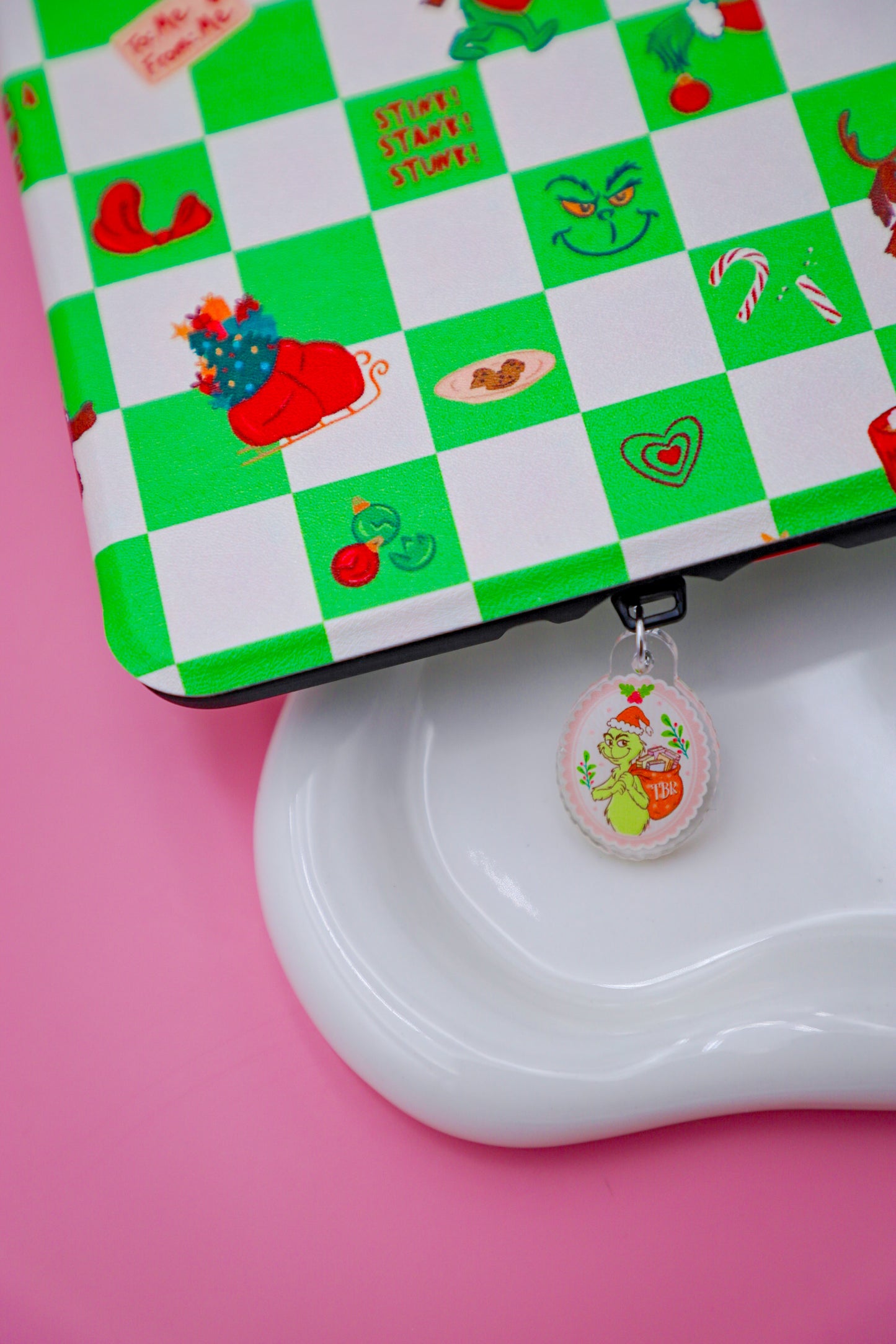 The Mean One TBR Kindle Charm