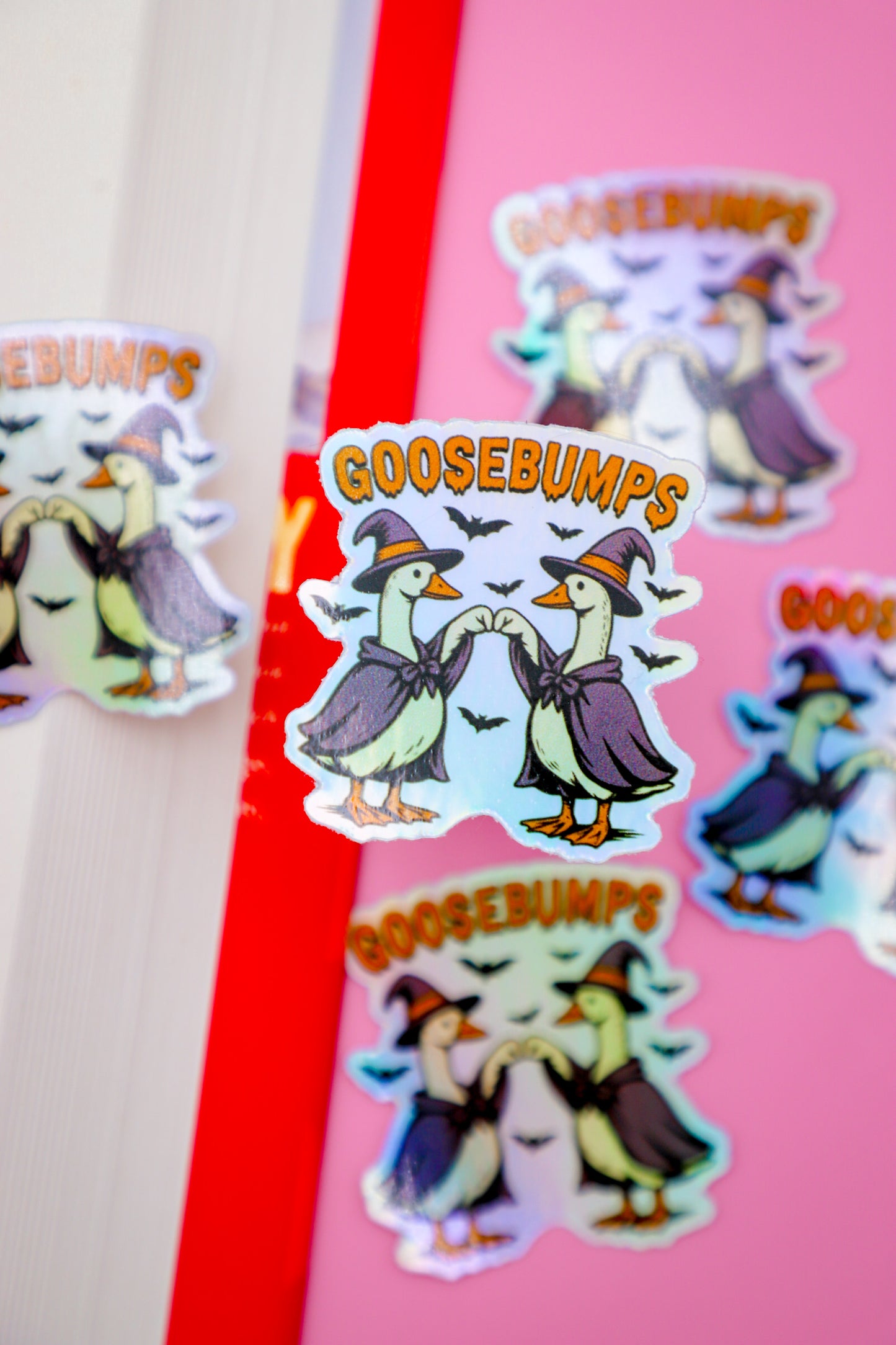 Goosebumps Holographic Sticker