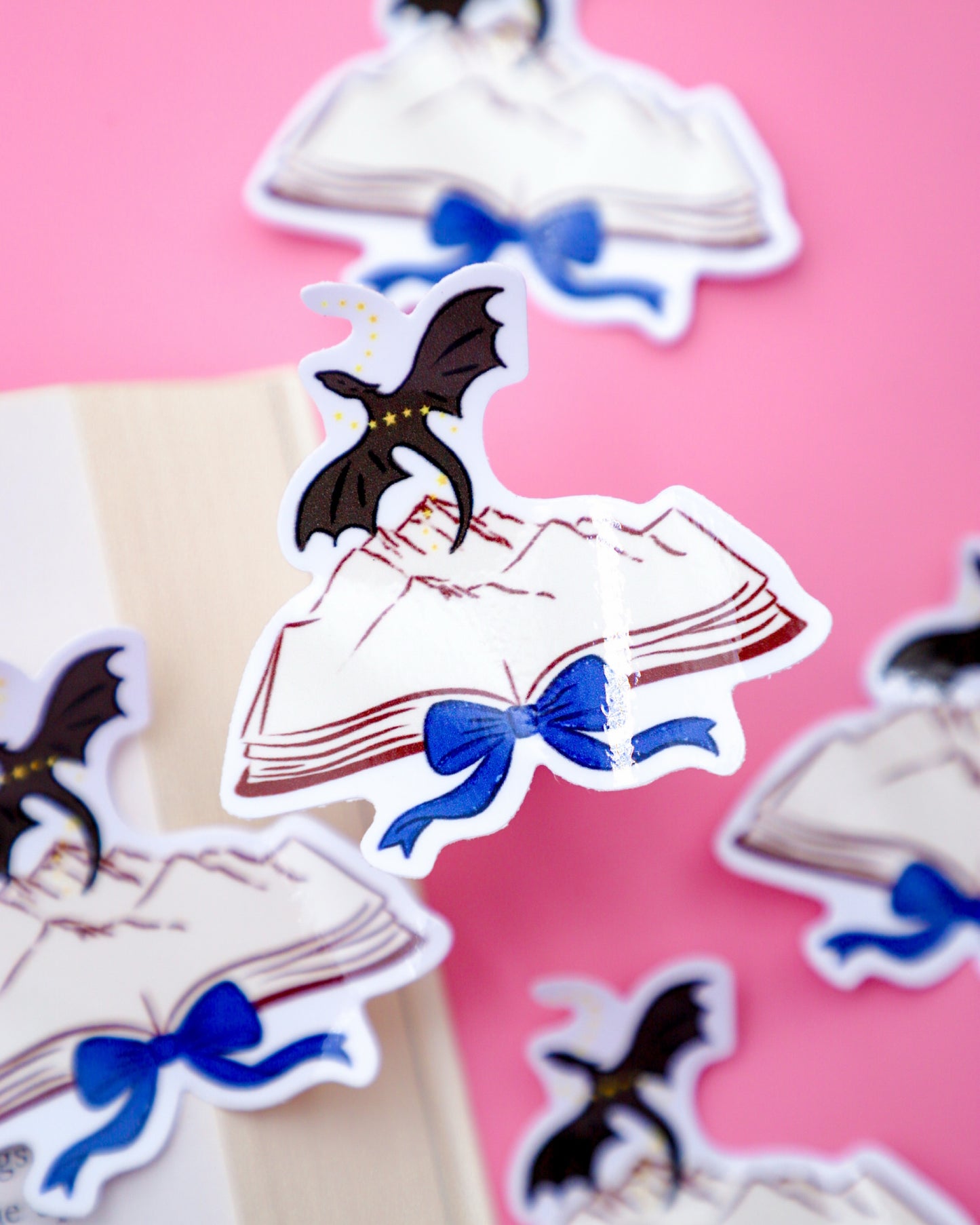 Book Dragon Sticker