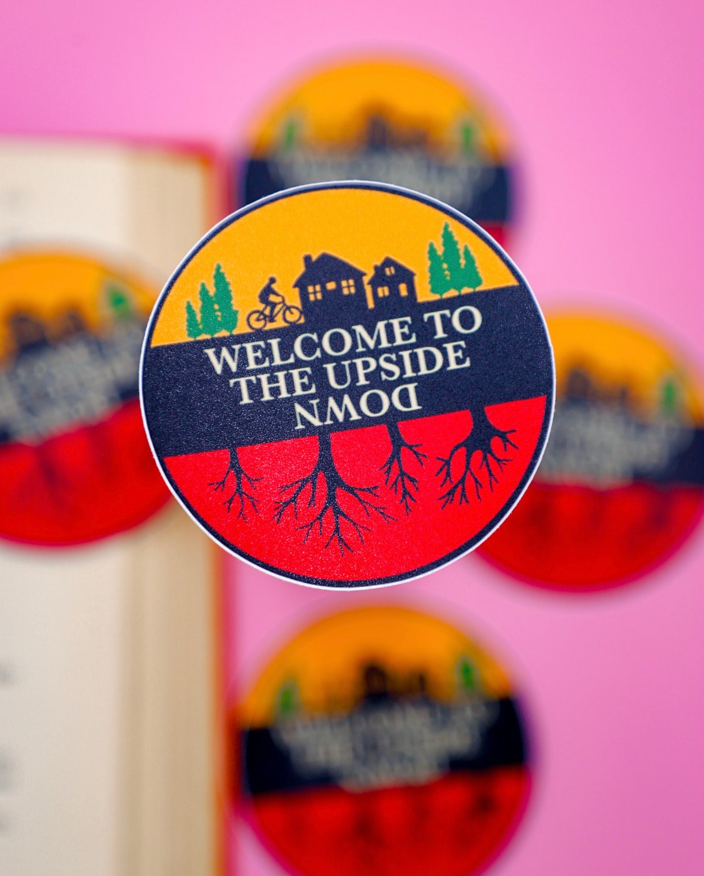 Welcome To The Upside Down Sticker