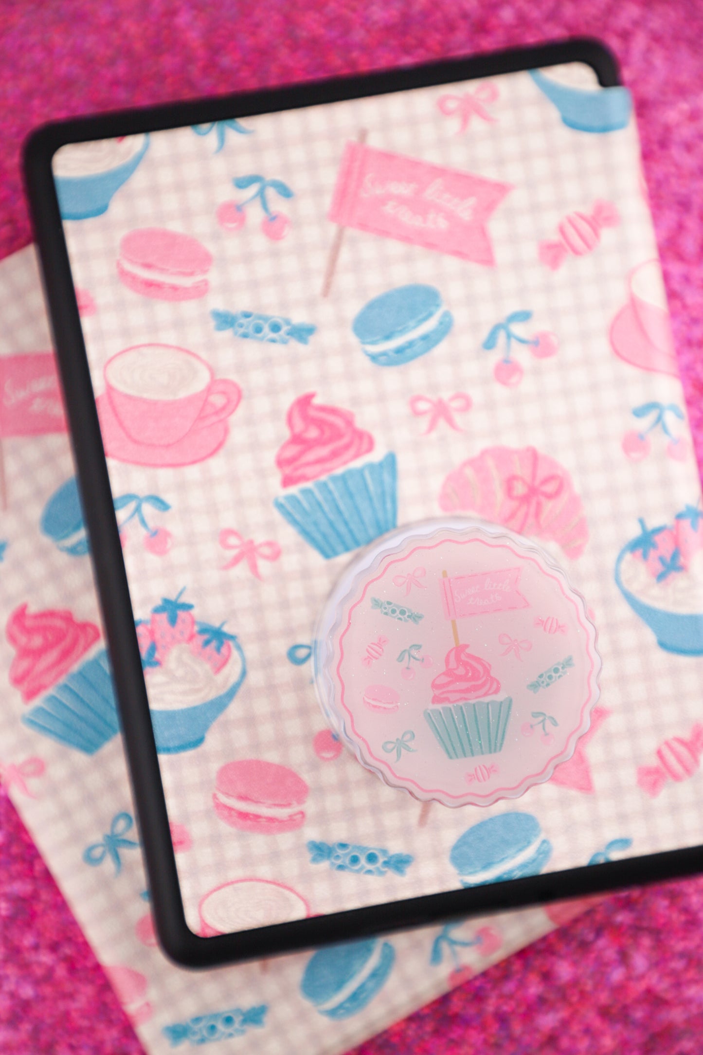 Sweet Little Treats Glitter Phone Grip
