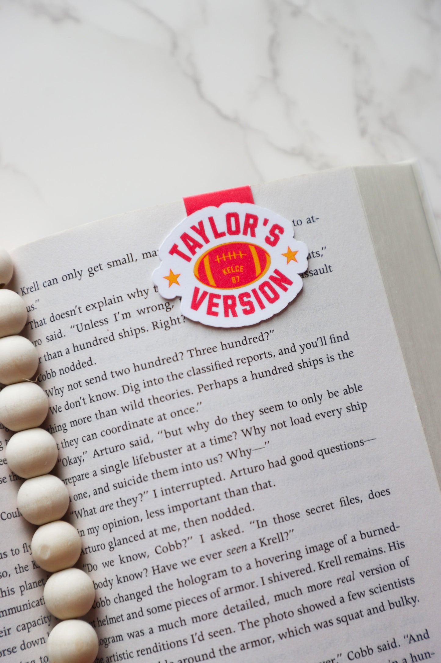 Taylors Version Kelce Magnetic Bookmark