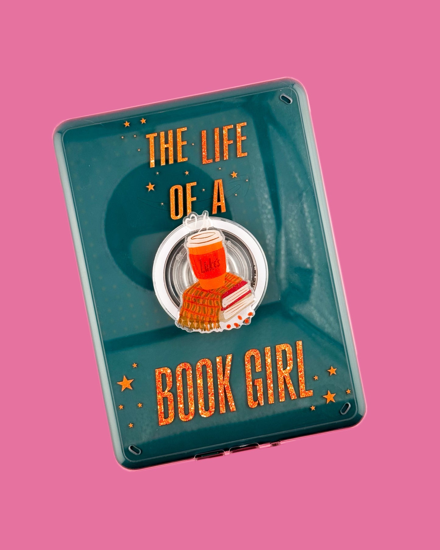 Coffee Coffee Coffee Glitter Phone Grip