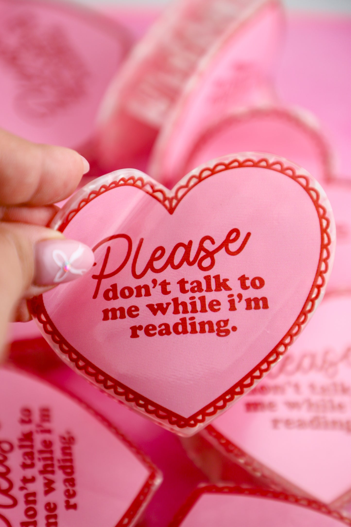 Please Don’t Talk To Me While I’m Reading Hair Claw