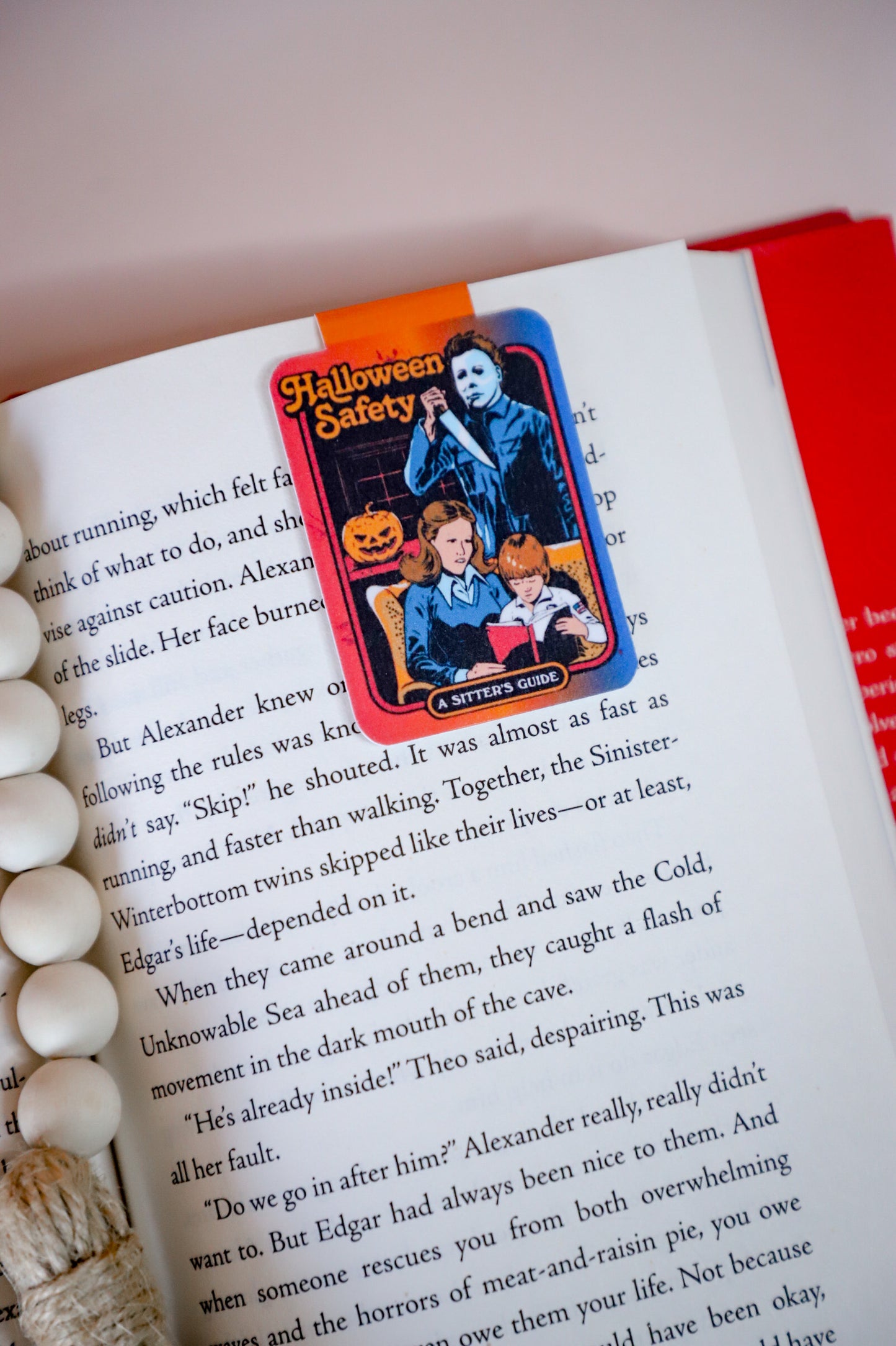 Halloween Safety Magnetic Bookmark