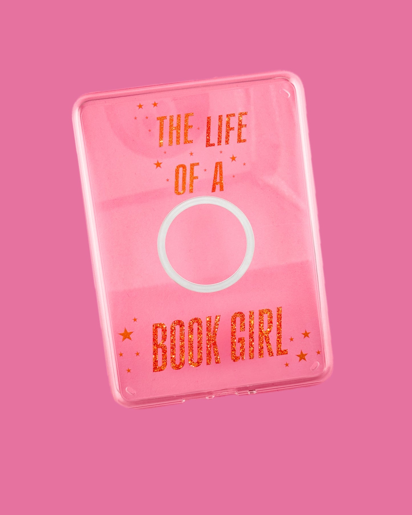 The Life of a Book Girl Clear Back Kindle Case