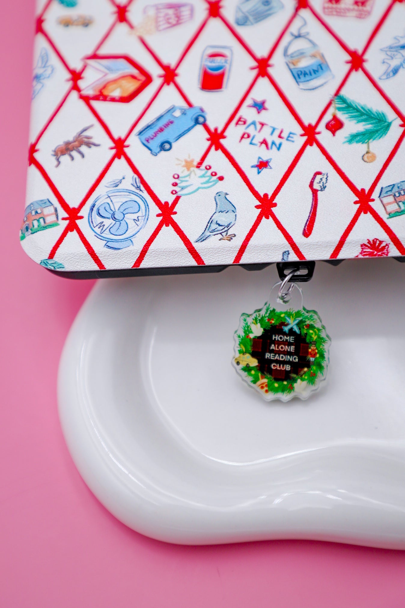 Home Alone Reading Club Kindle Charm