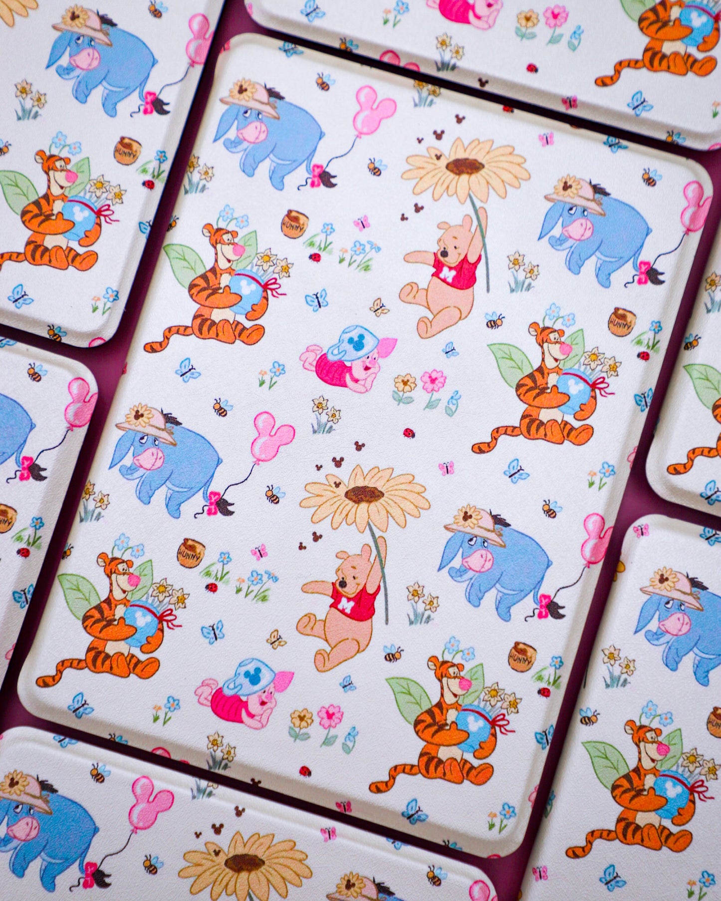 Hundred Acre Garden Party Clear Back Kindle Case