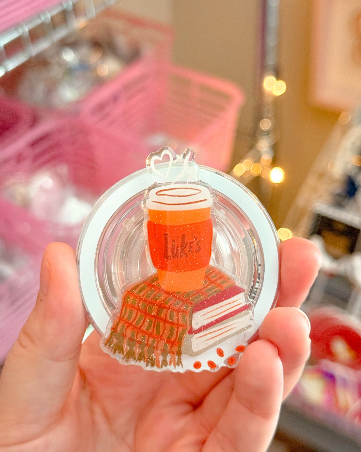 Coffee Coffee Coffee Glitter MagSafe Phone Grip