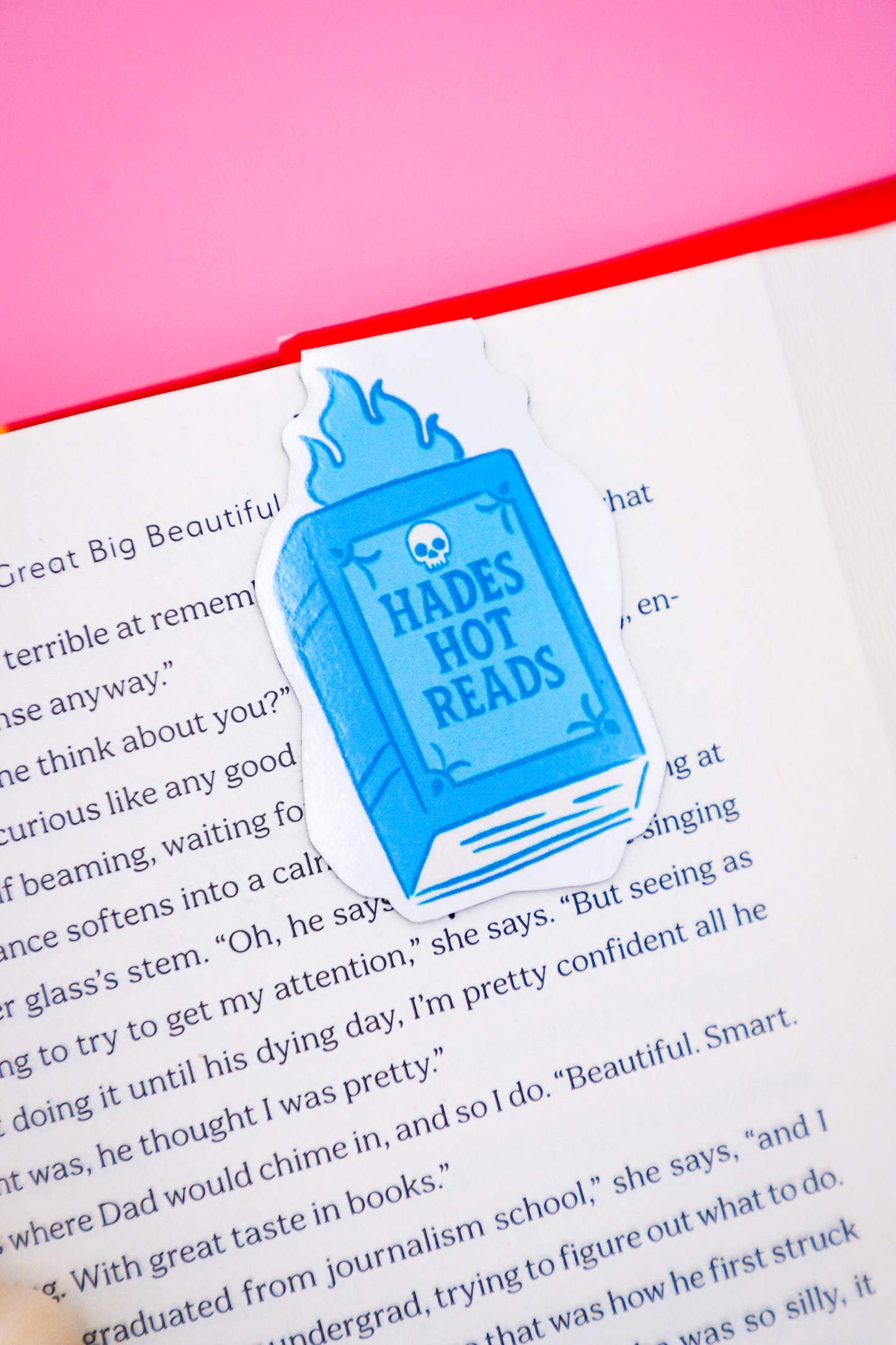 Hades Hot Reads Magnetic Bookmark
