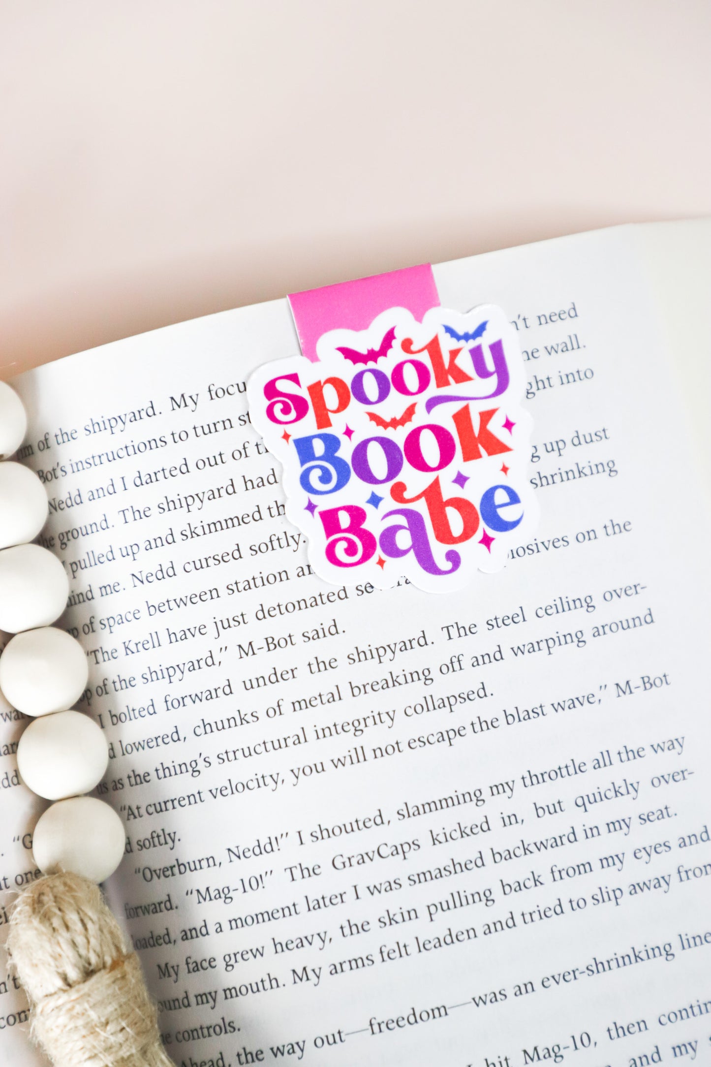 Spooky Book Babe Magnetic Bookmark