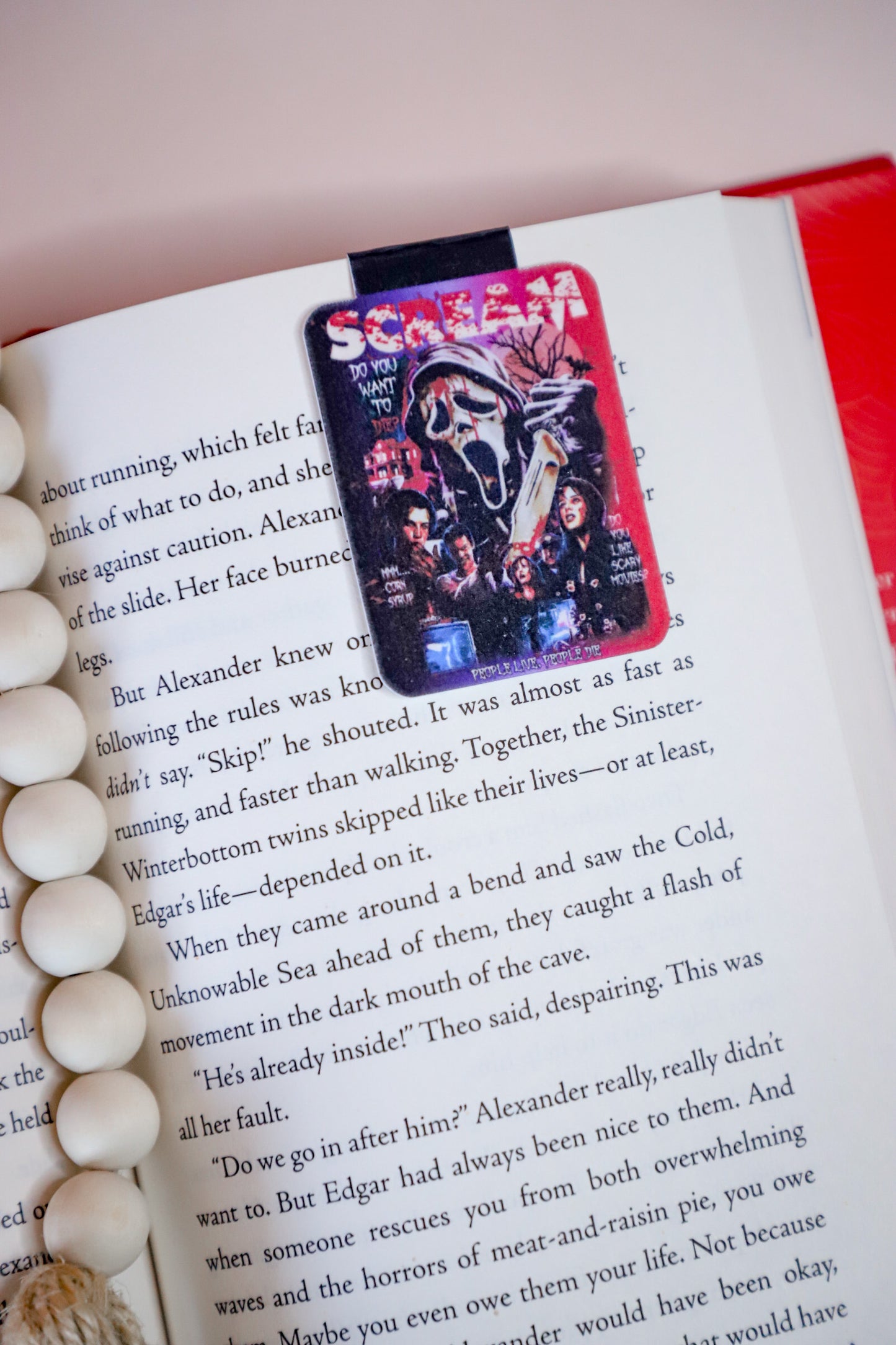 Scream Magnetic Bookmark
