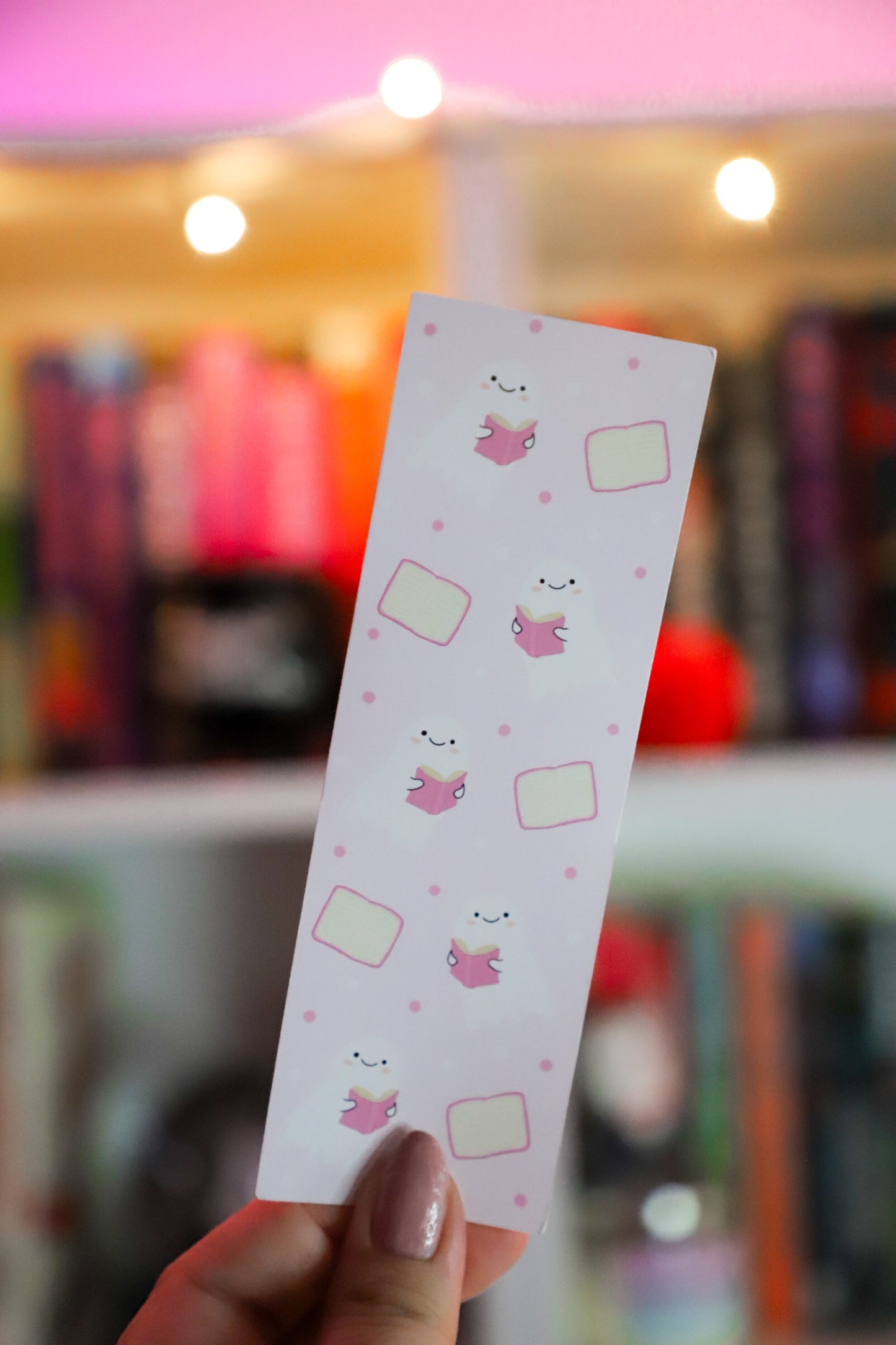 Booook Lover Ghost Bookmark