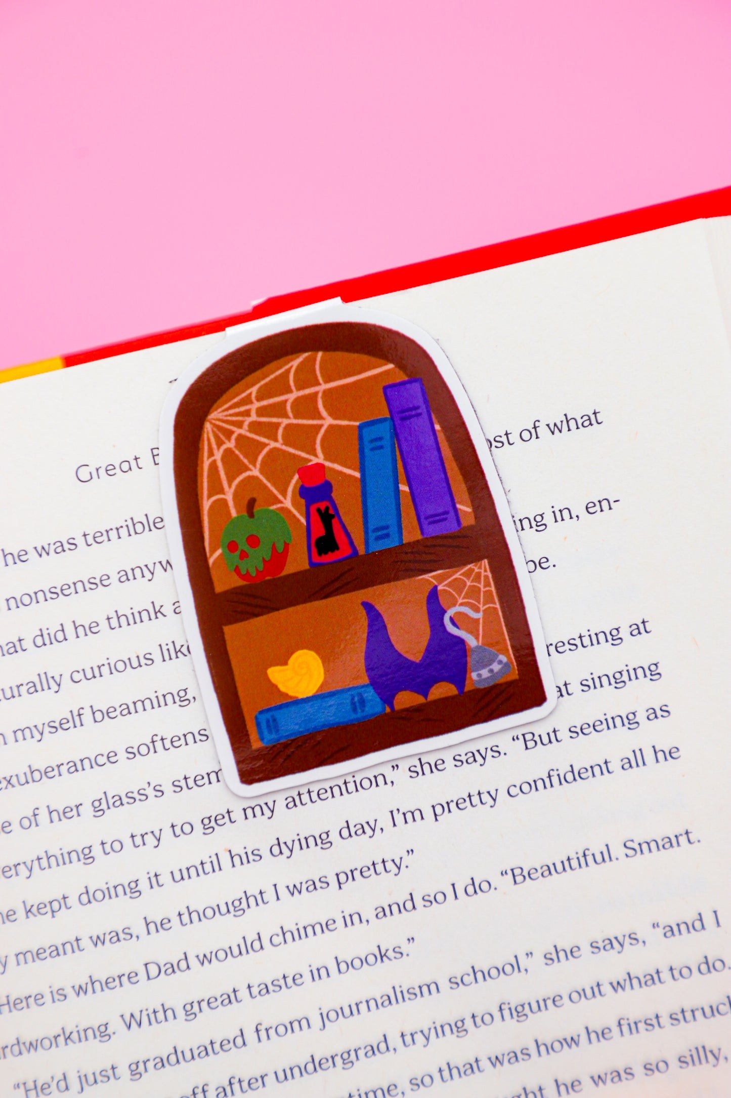 Villains Bookshelf Magnetic Bookmark