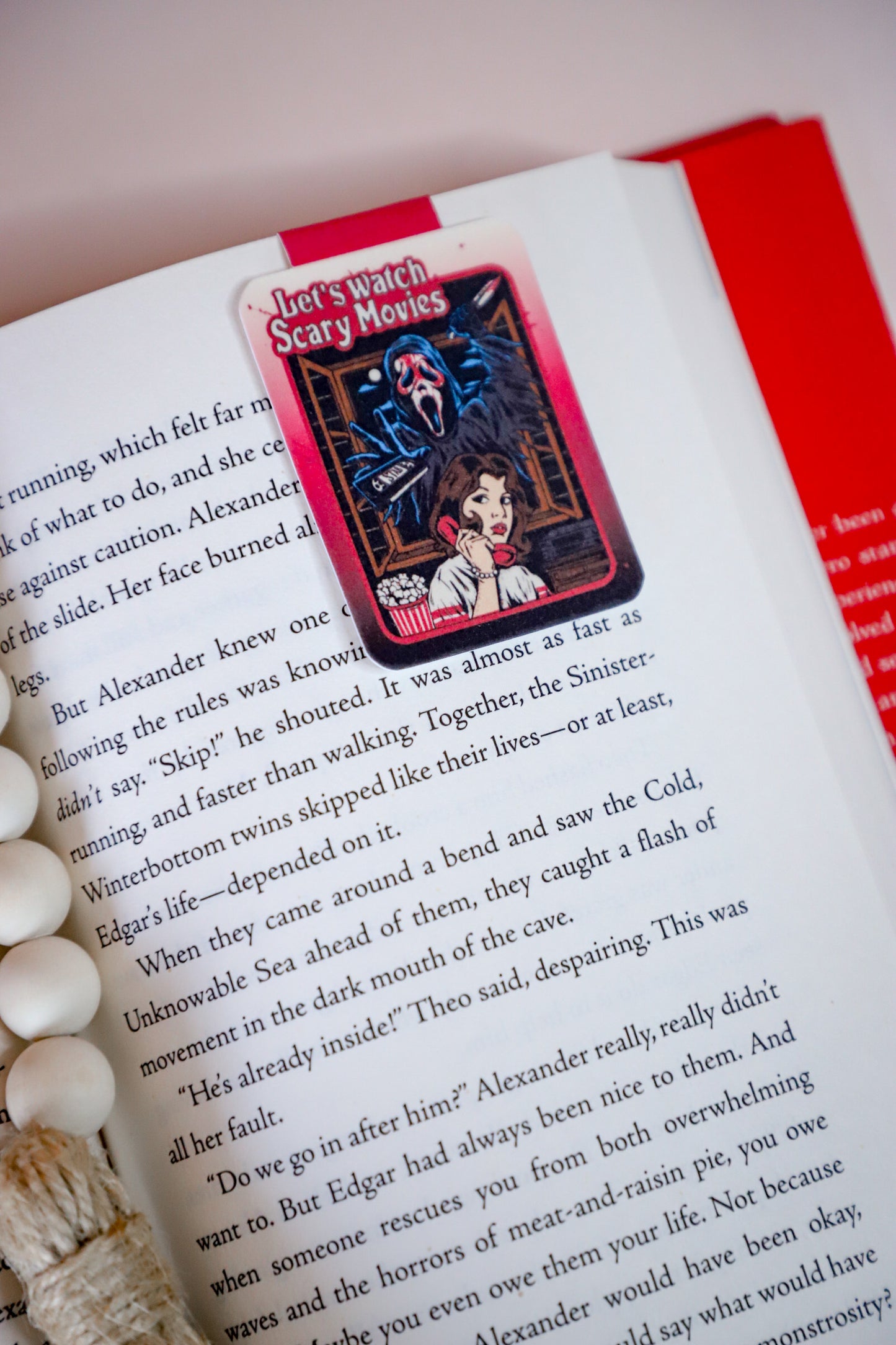 Let’s Watch Scary Movies Magnetic Bookmark
