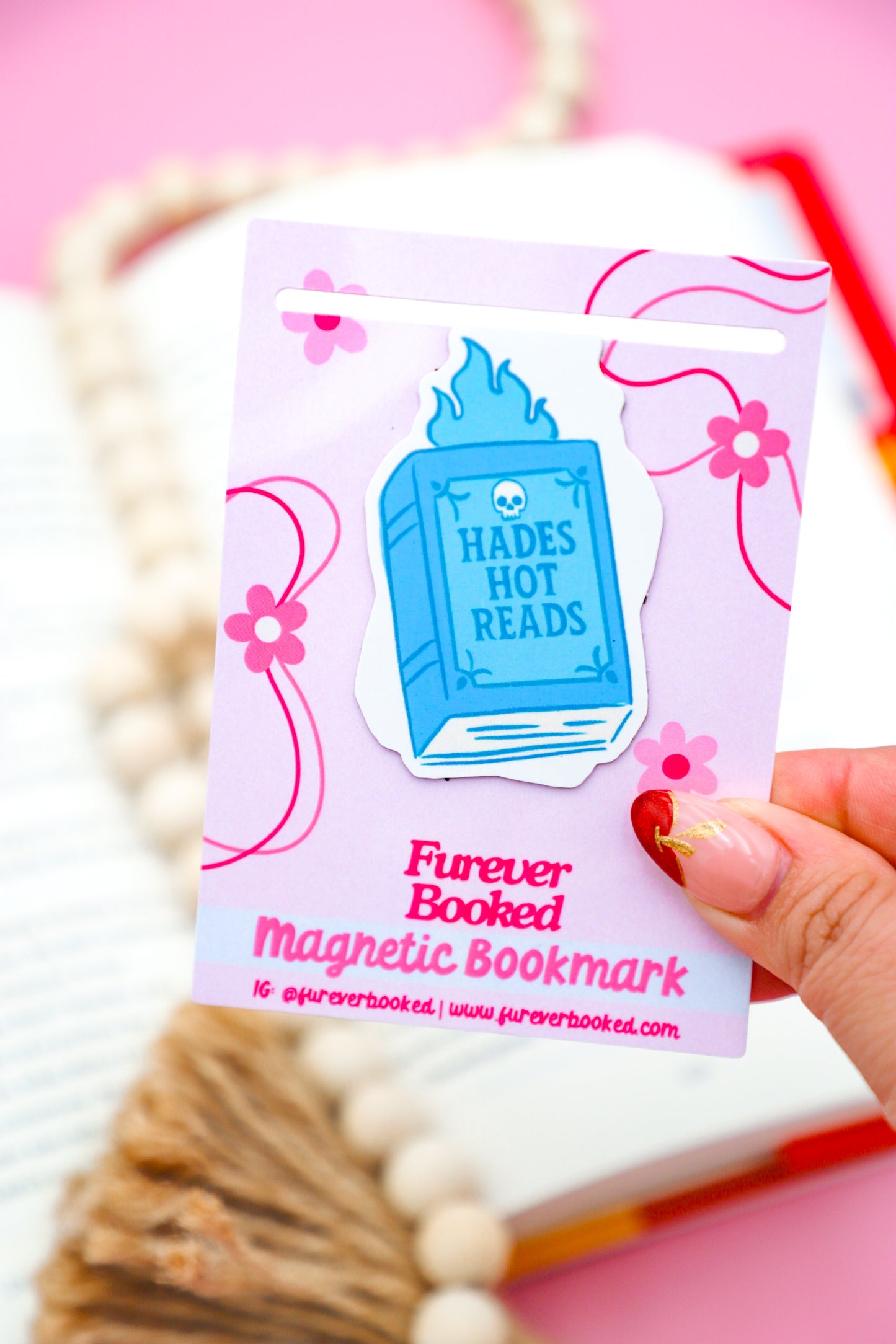 Hades Hot Reads Magnetic Bookmark