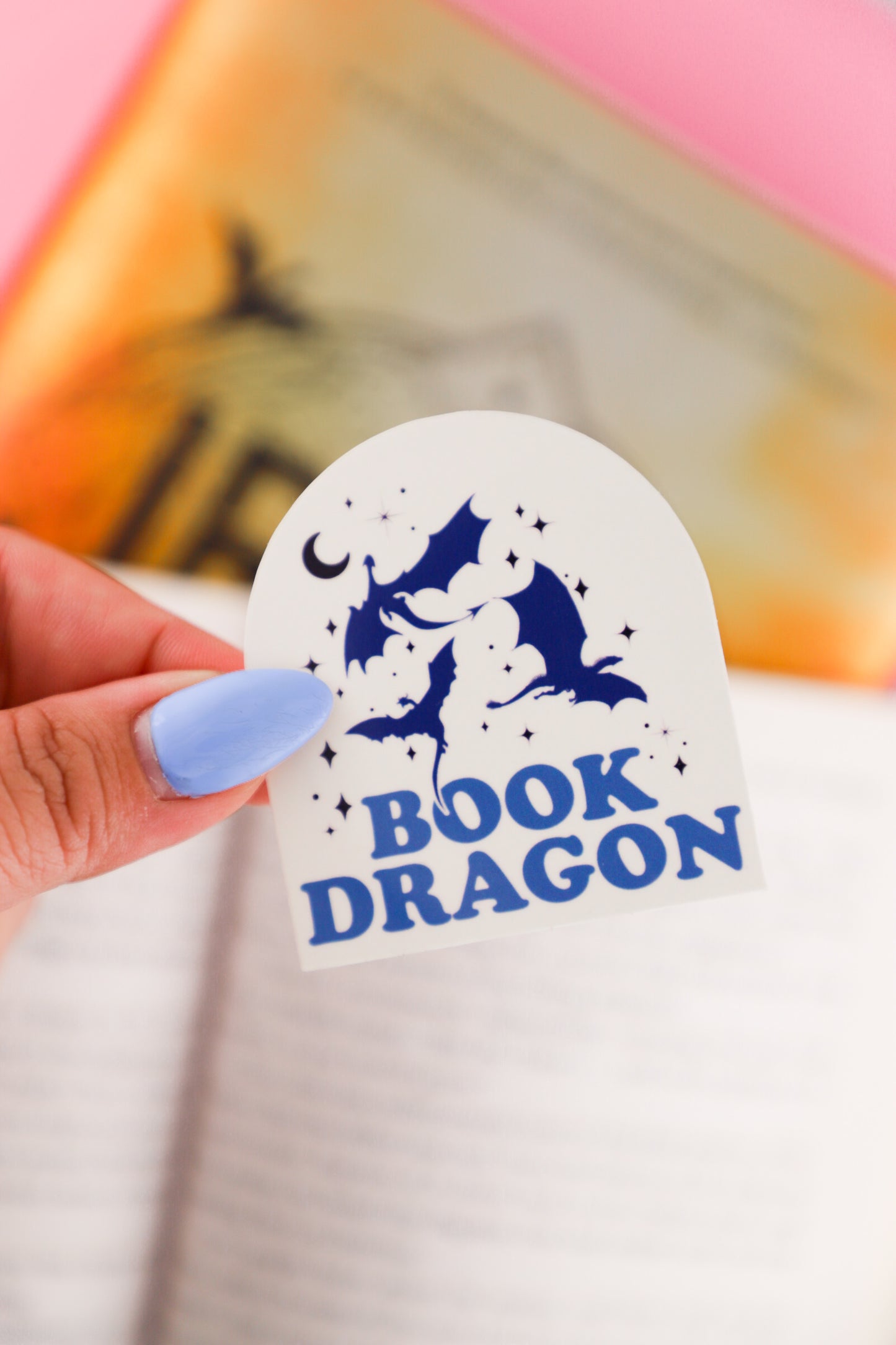 Book Dragon Sticker
