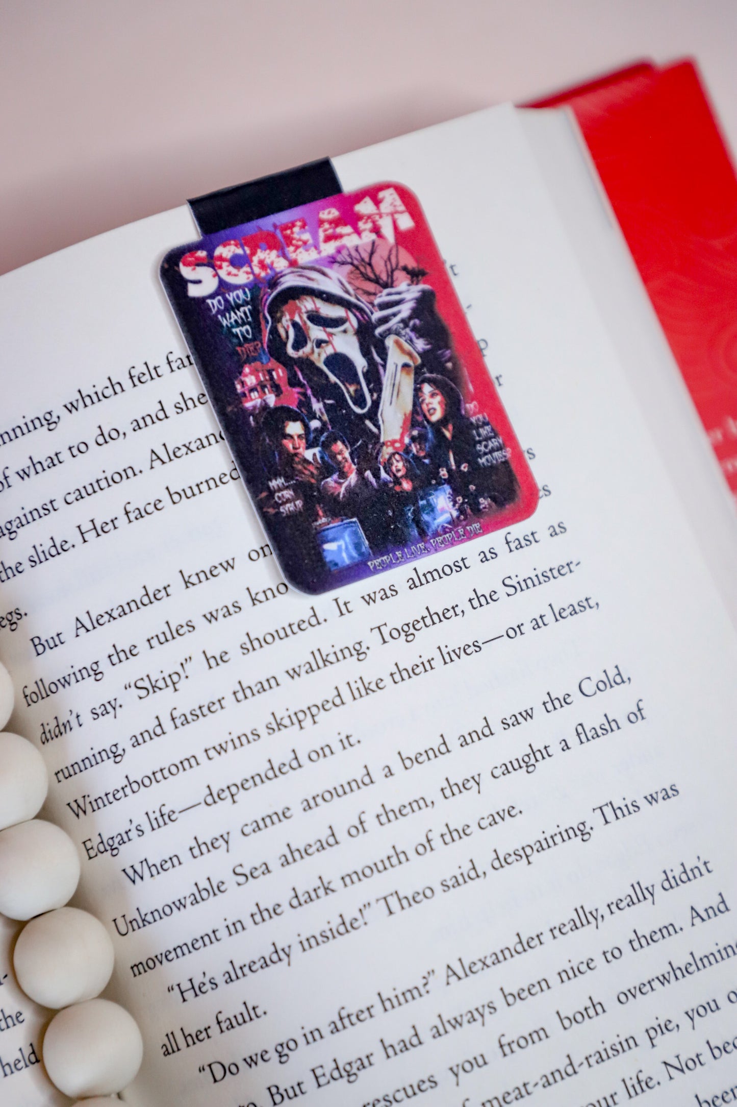 Scream Magnetic Bookmark