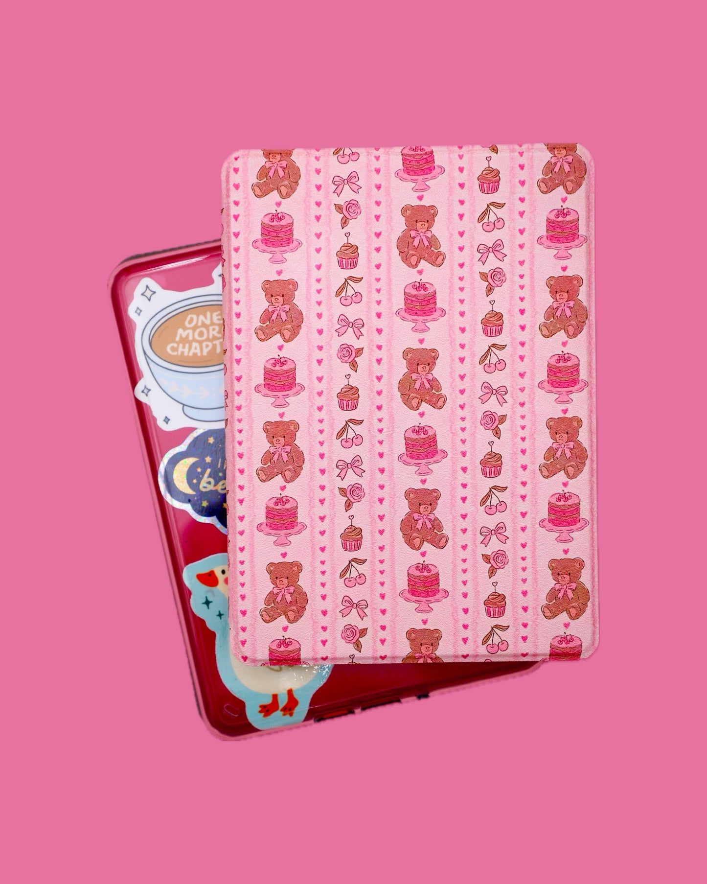 Be Mine Bakery Clear Back Kindle Case