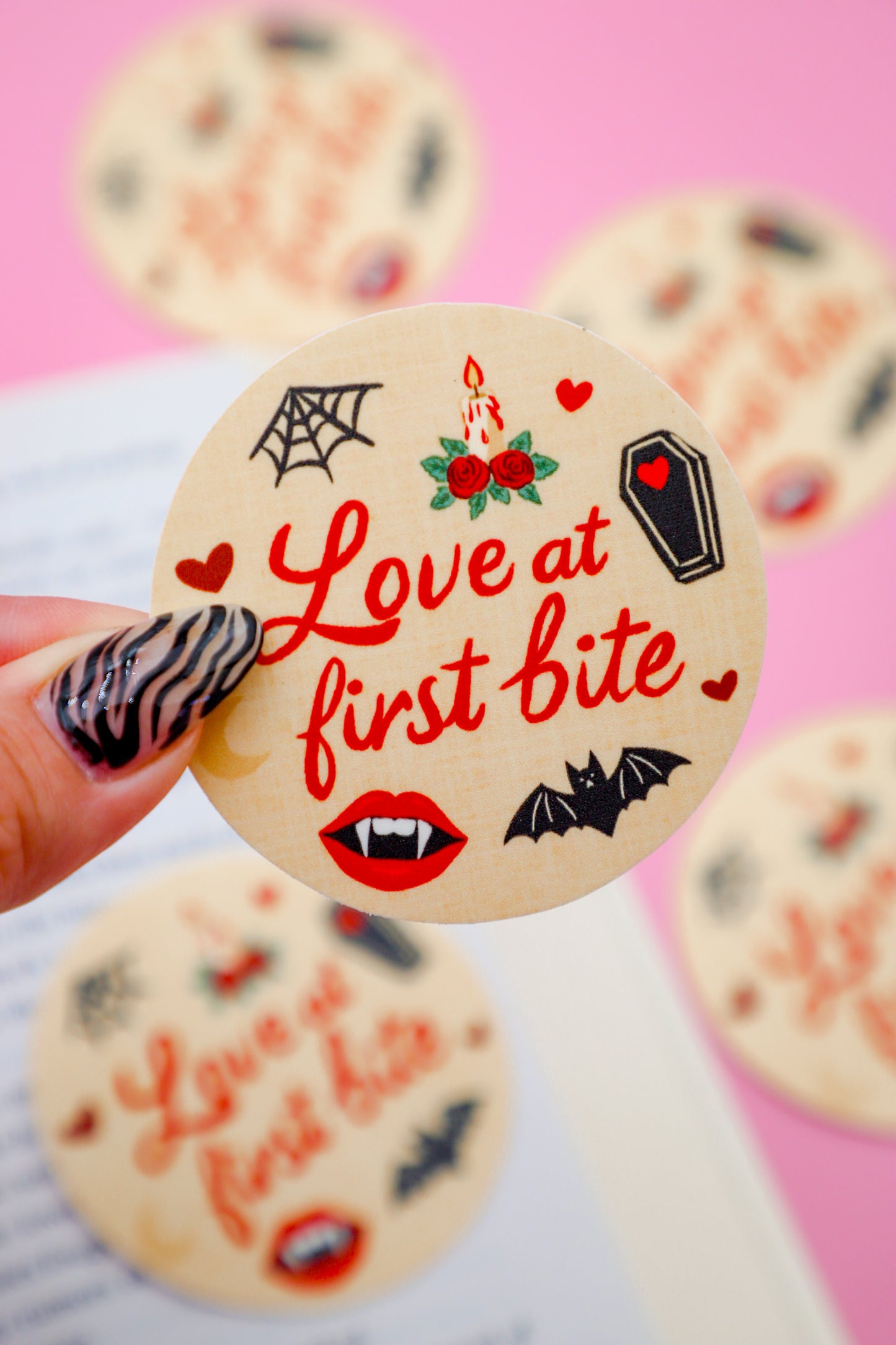 Love At First Bite Sticker