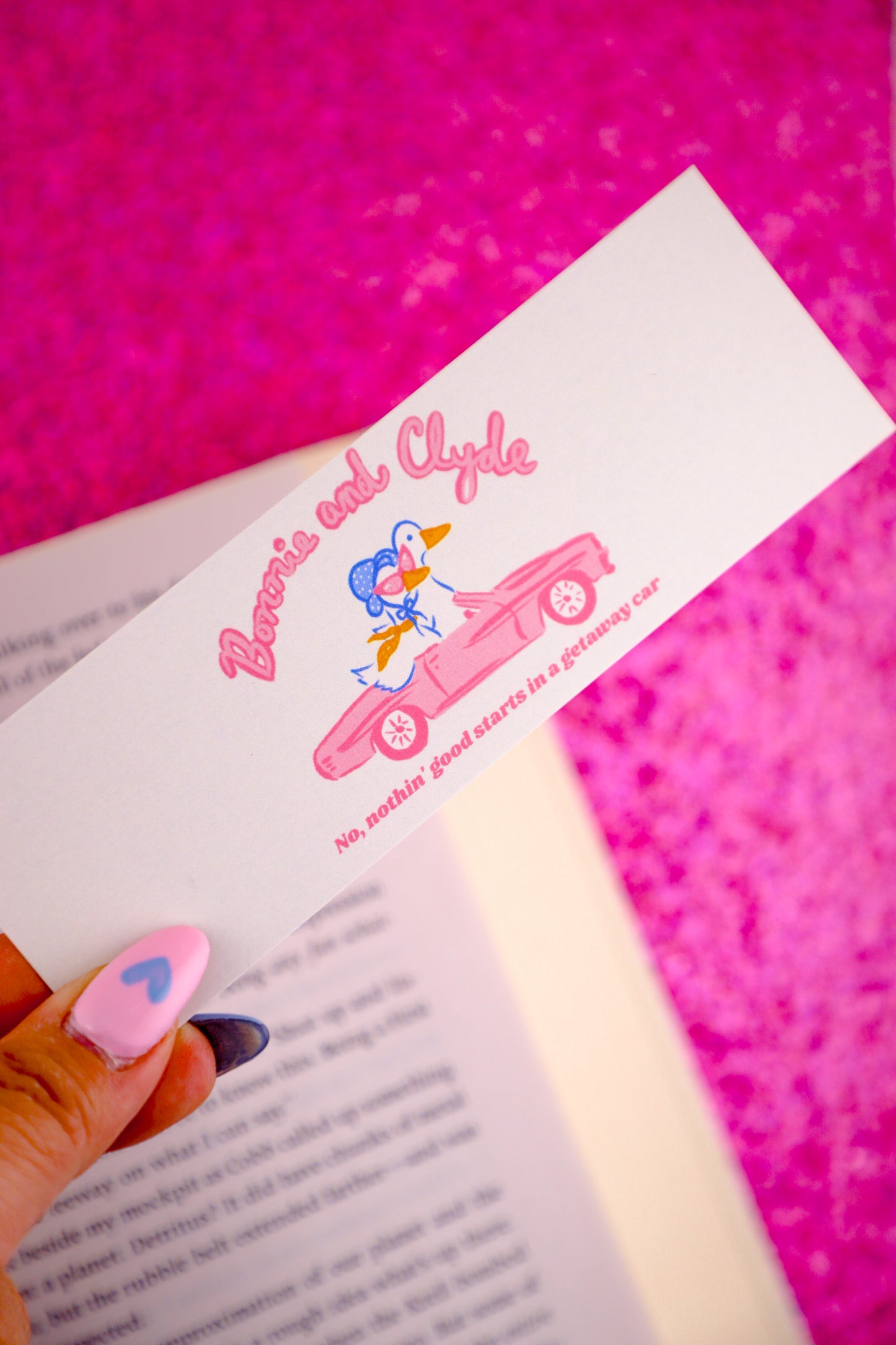 Bonnie and Clyde Geese Bookmark
