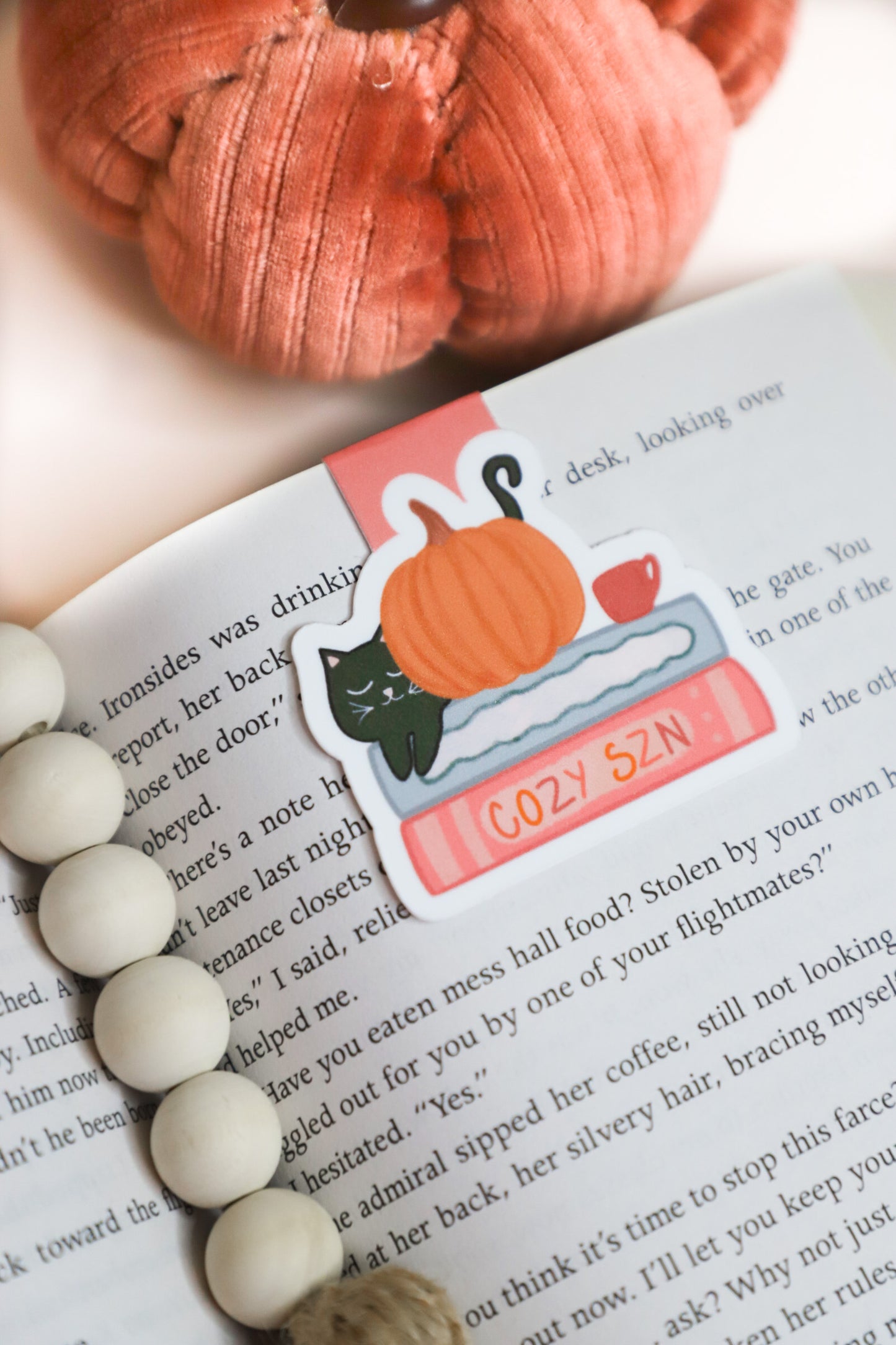 Cozy Szn Magnetic Bookmark