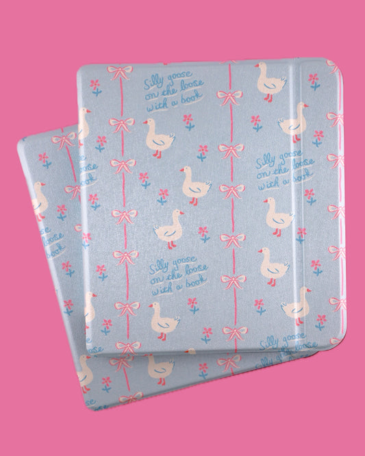 Silly Goose On The Loose With A Book Kobo Libra Case