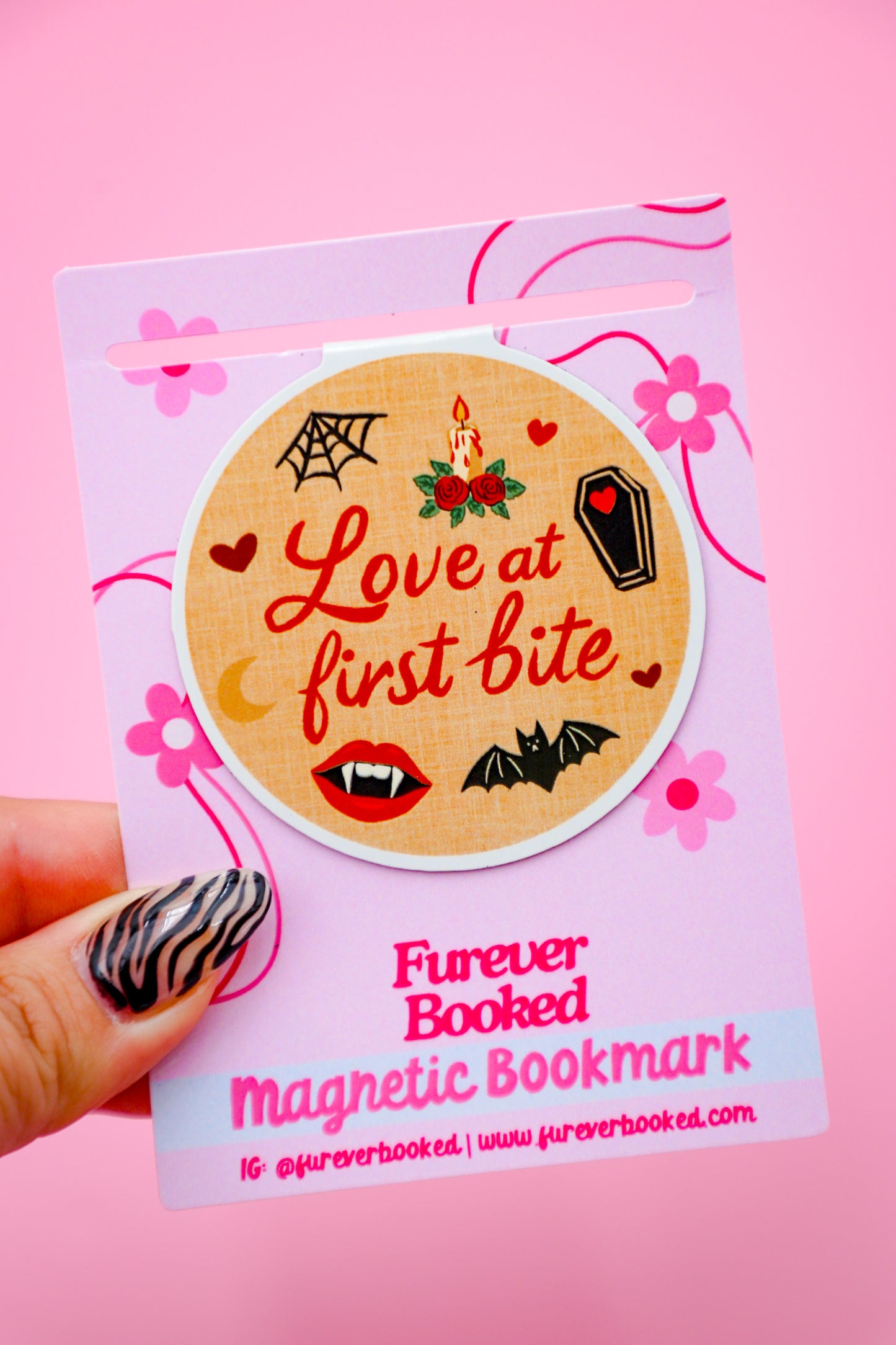 Love At First Bite Magnetic Bookmark