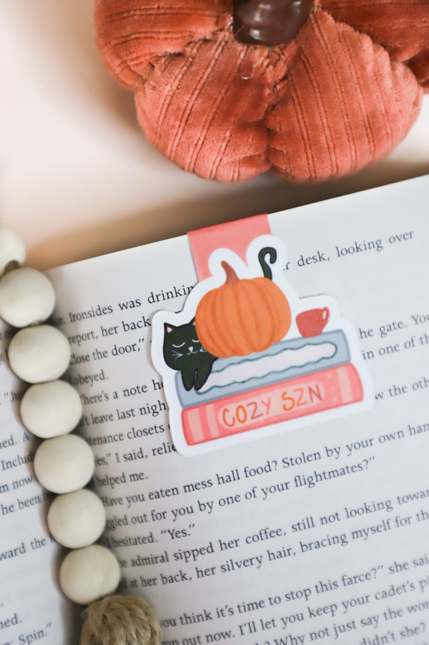 Cozy Szn Magnetic Bookmark