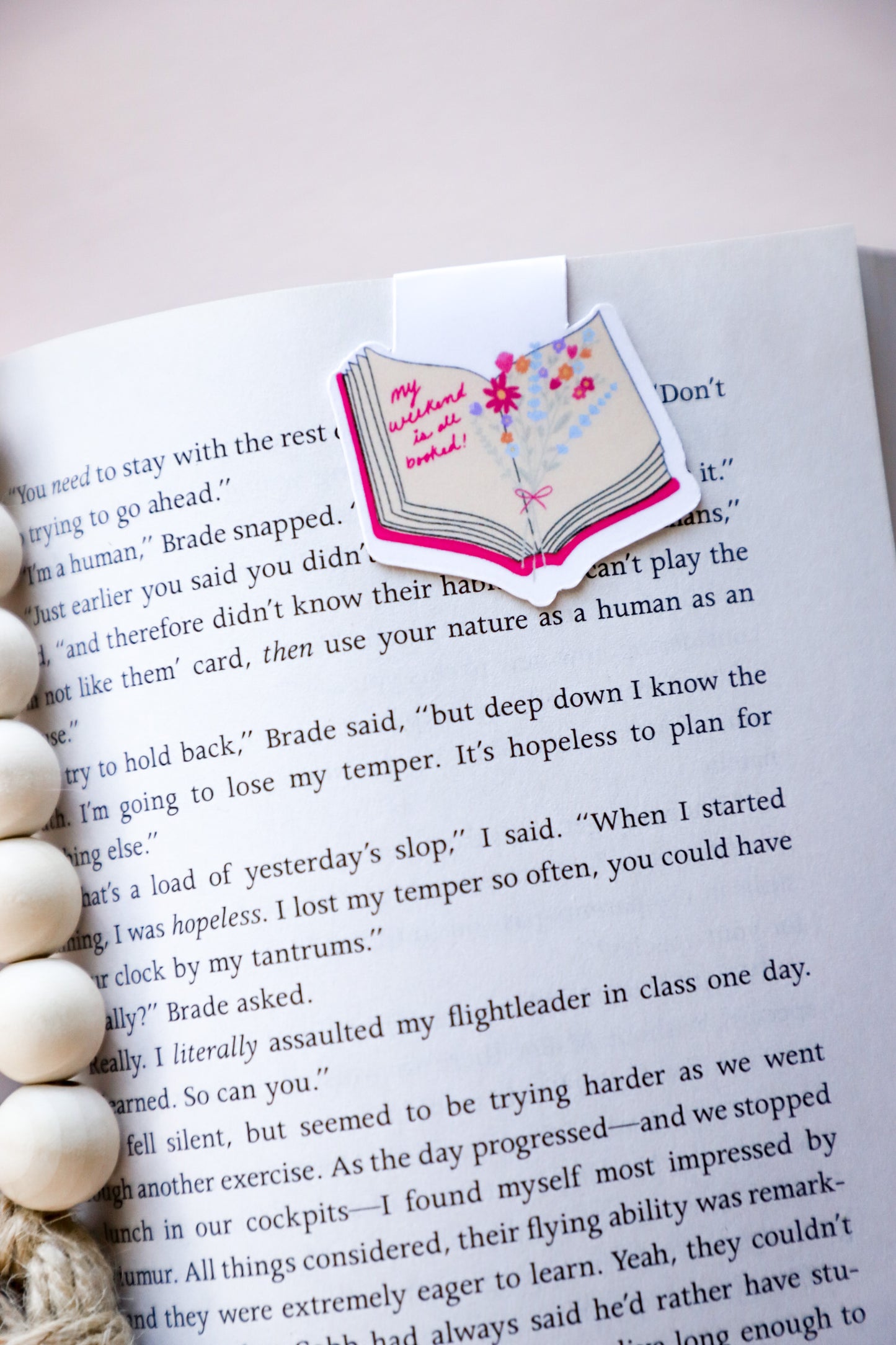 My Weekend Is All Booked Magnetic Bookmark
