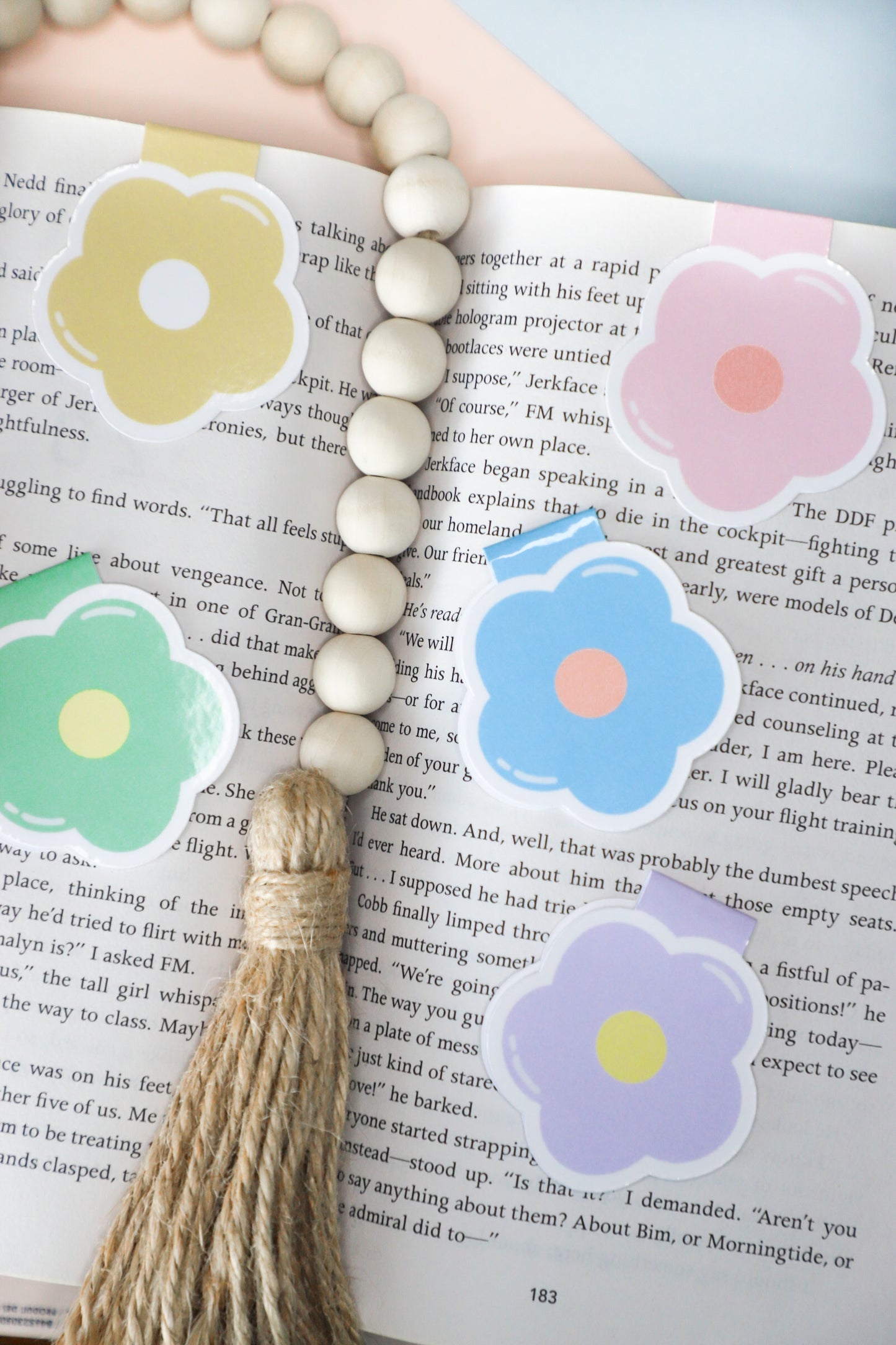 Flower Pop Magnetic Bookmark
