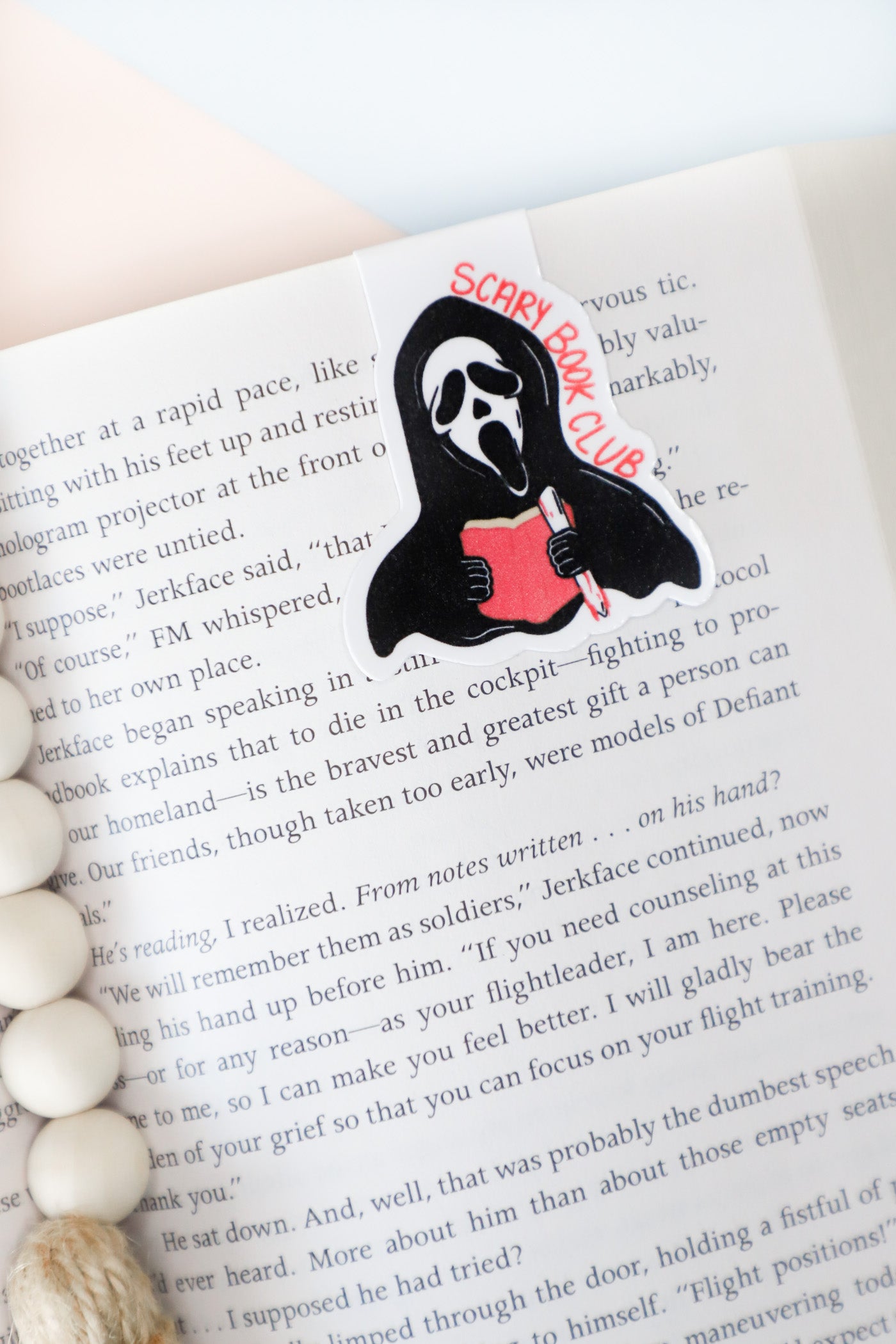 Scary Book Club Magnetic Bookmark