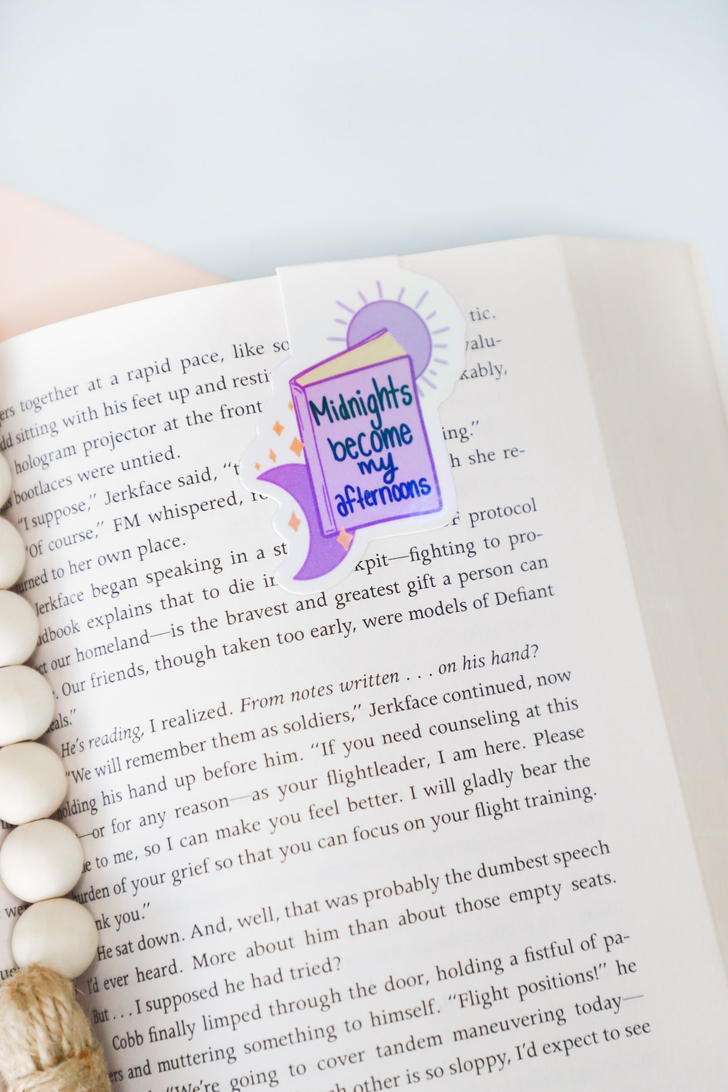 Midnights Become My Afternoons Holographic Magnetic Bookmark