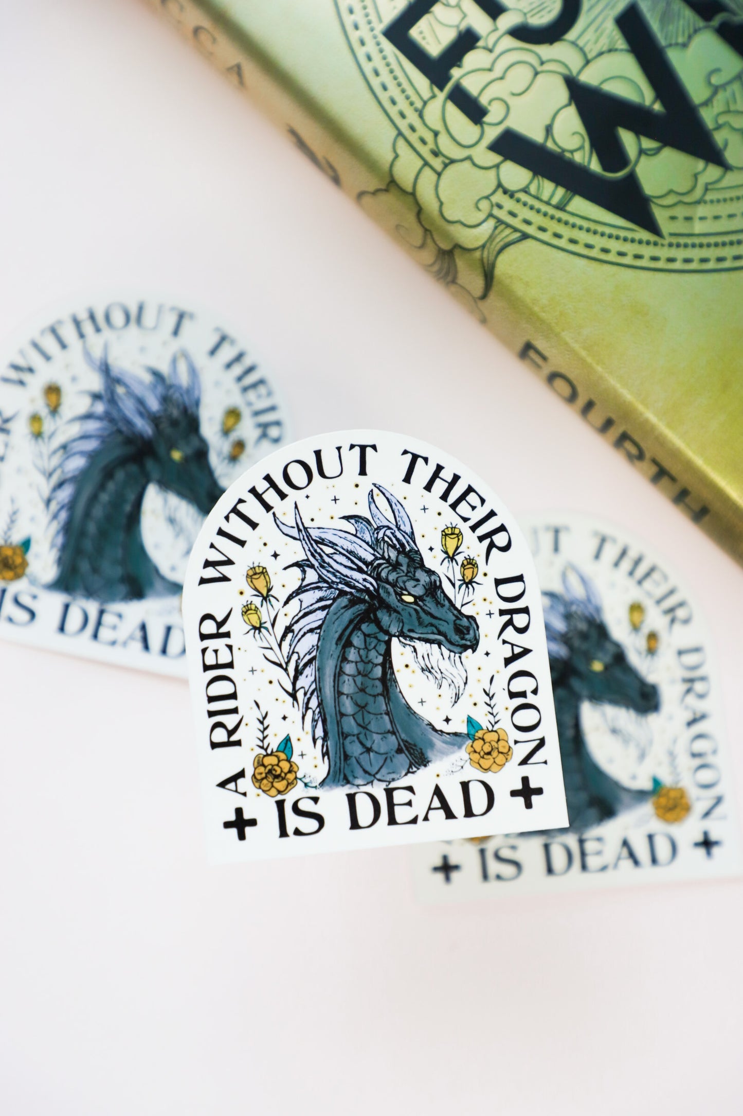 A Rider Without Thier Dragon Is Dead Sticker