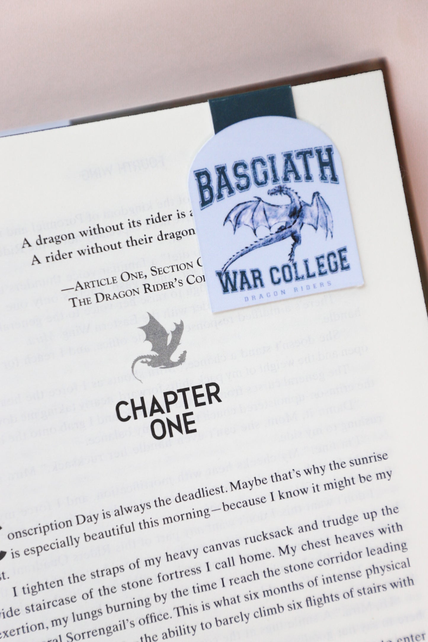 Basgiath War College Magnetic Bookmark