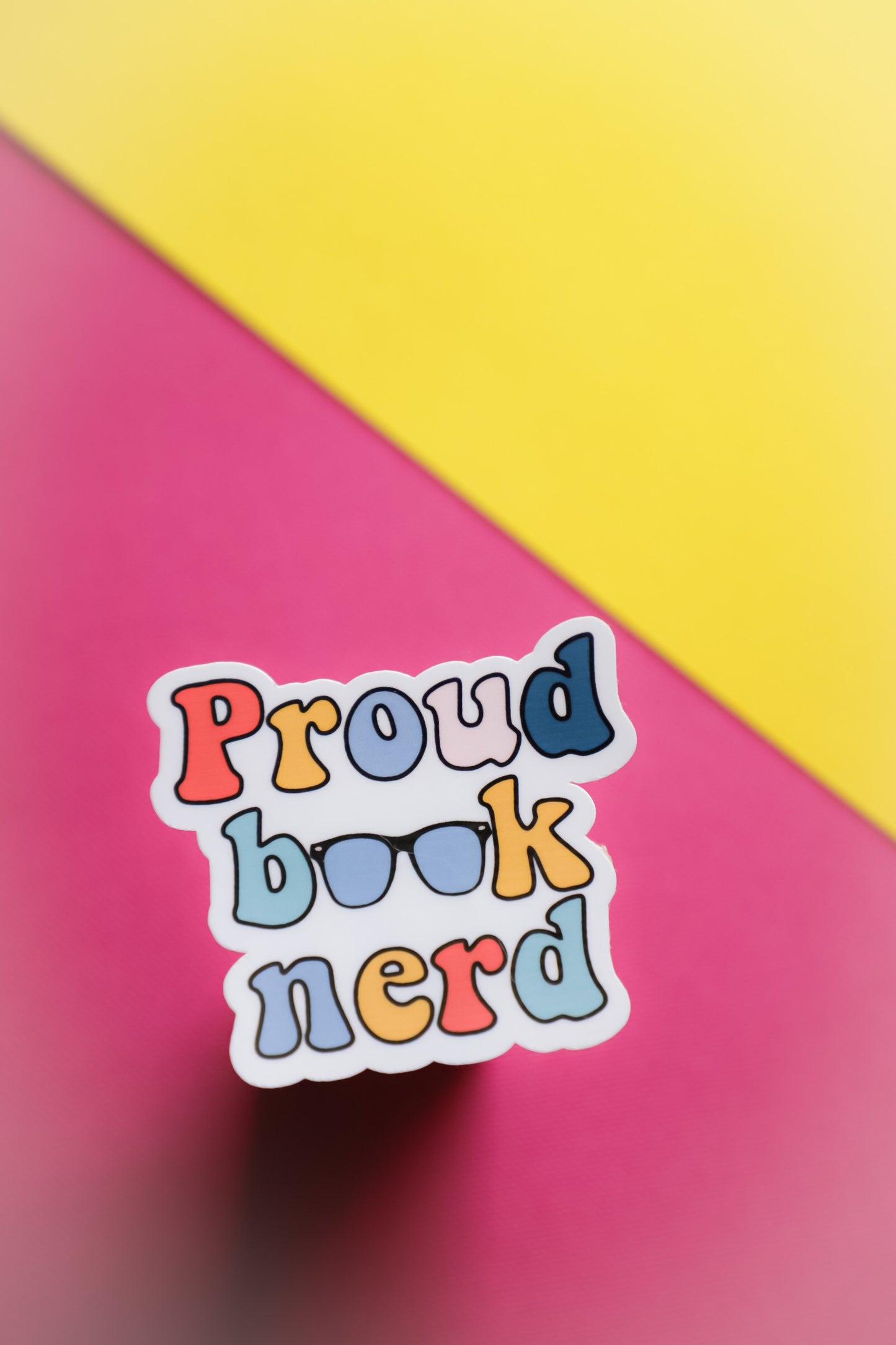 Proud Book Nerd Sticker