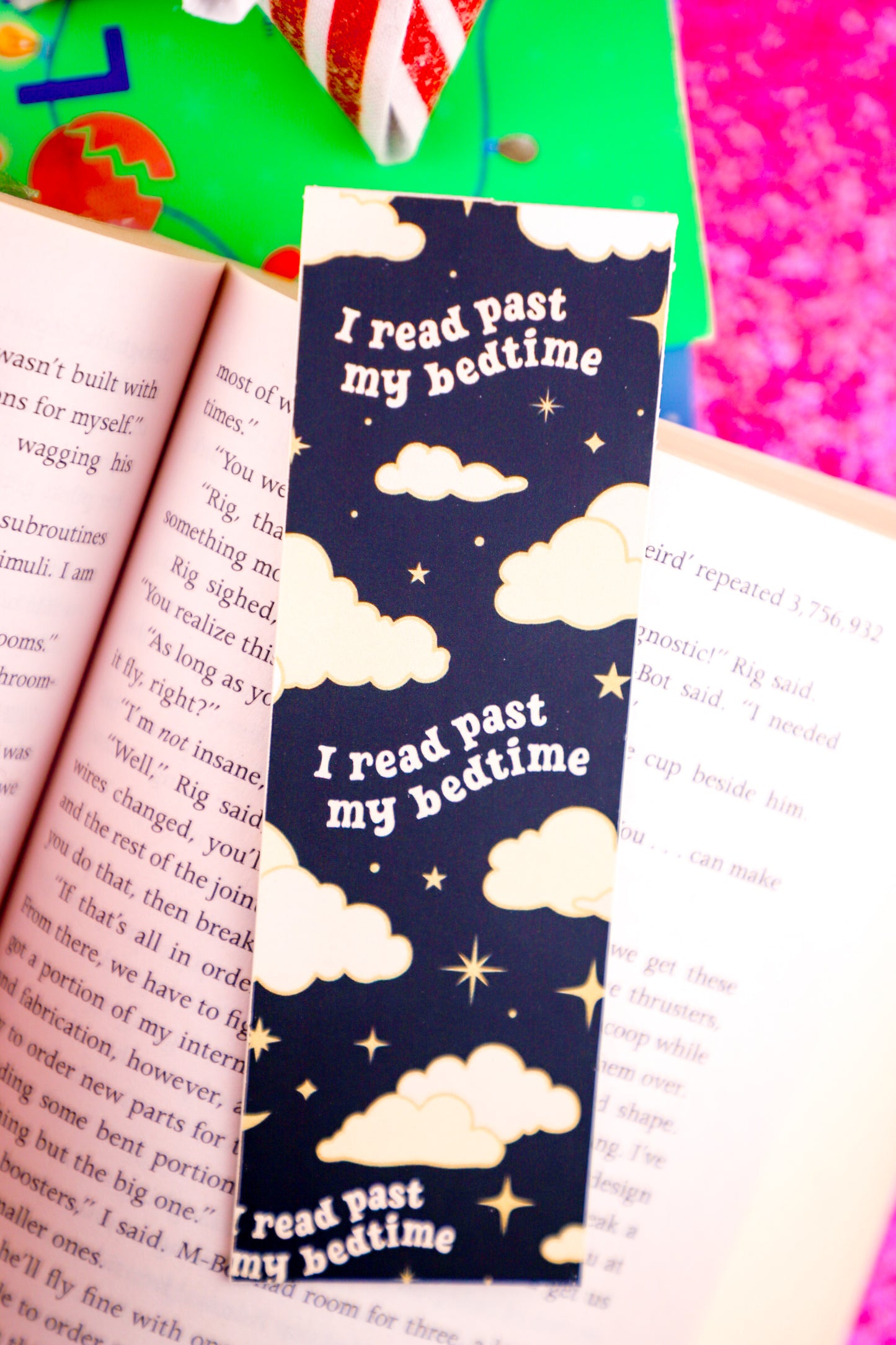 I Read Past My Bedtime Bookmark