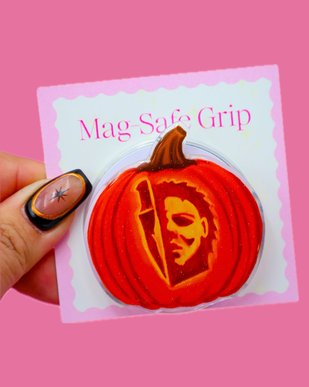Halloween Night Pumpkin MagSafe Phone Grip