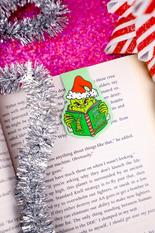 How the Grinch Stole Bookmas Magnetic Bookmark