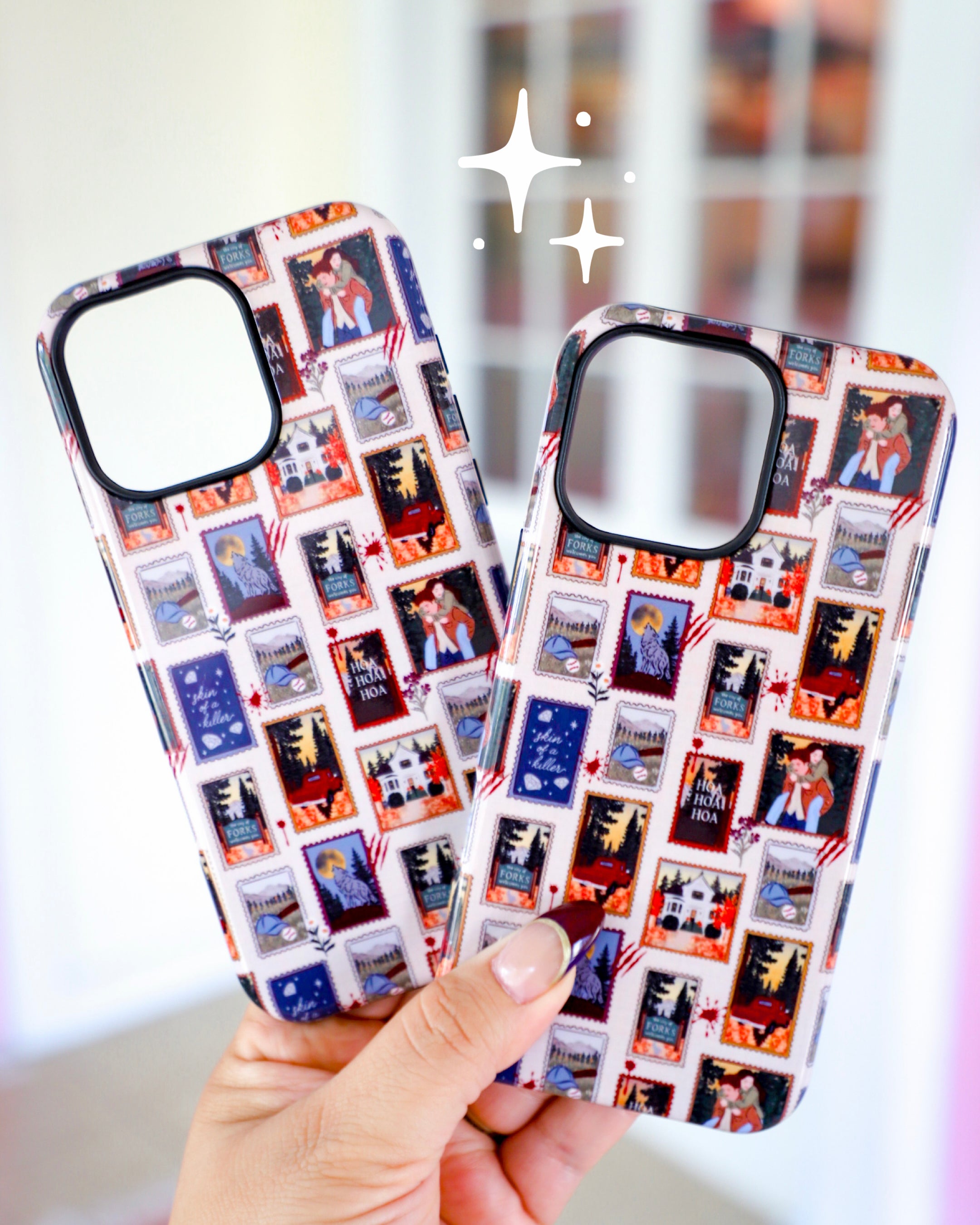 Hoa Hoa Hoa Season Stamps MagSafe iPhone Case