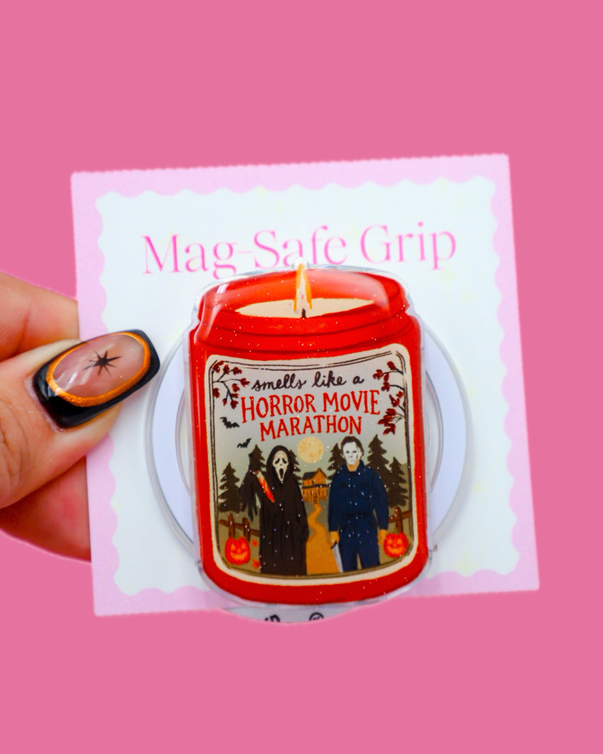 Smells Like a Horror Movie Marathon MagSafe Phone Grip